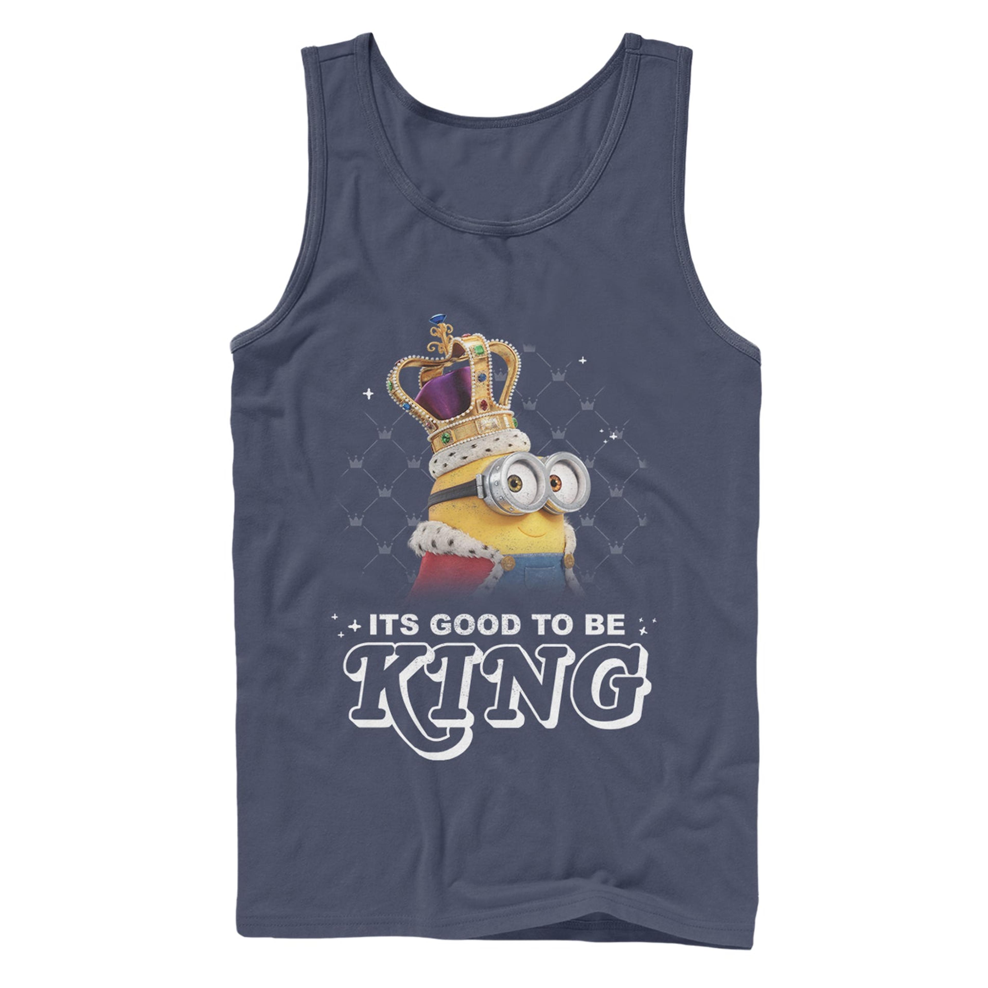 Men's Despicable Me Minion Good to Be King Tank Top