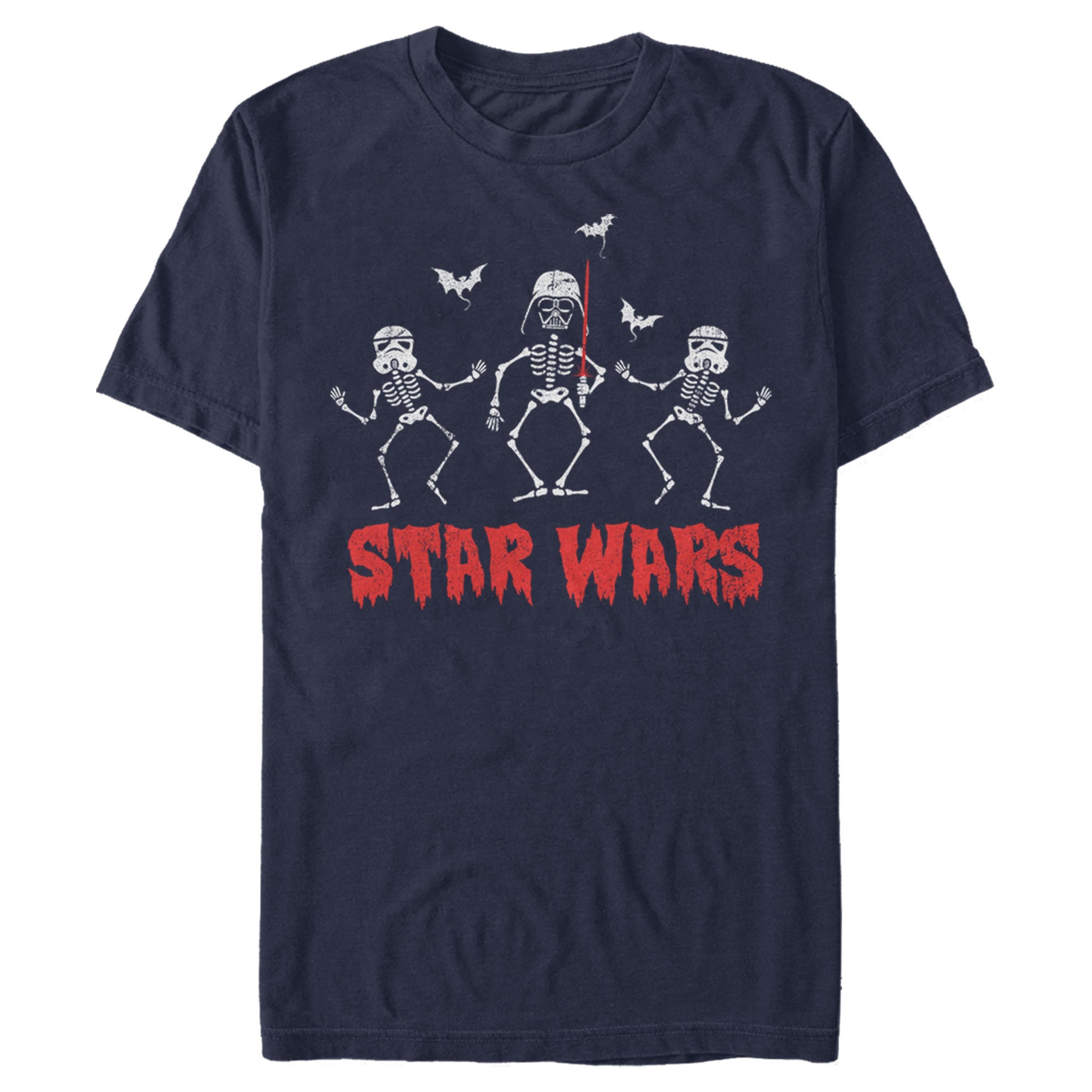 Alternate View 3 of Men's Star Wars Halloween Vader Skeletons T-Shirt