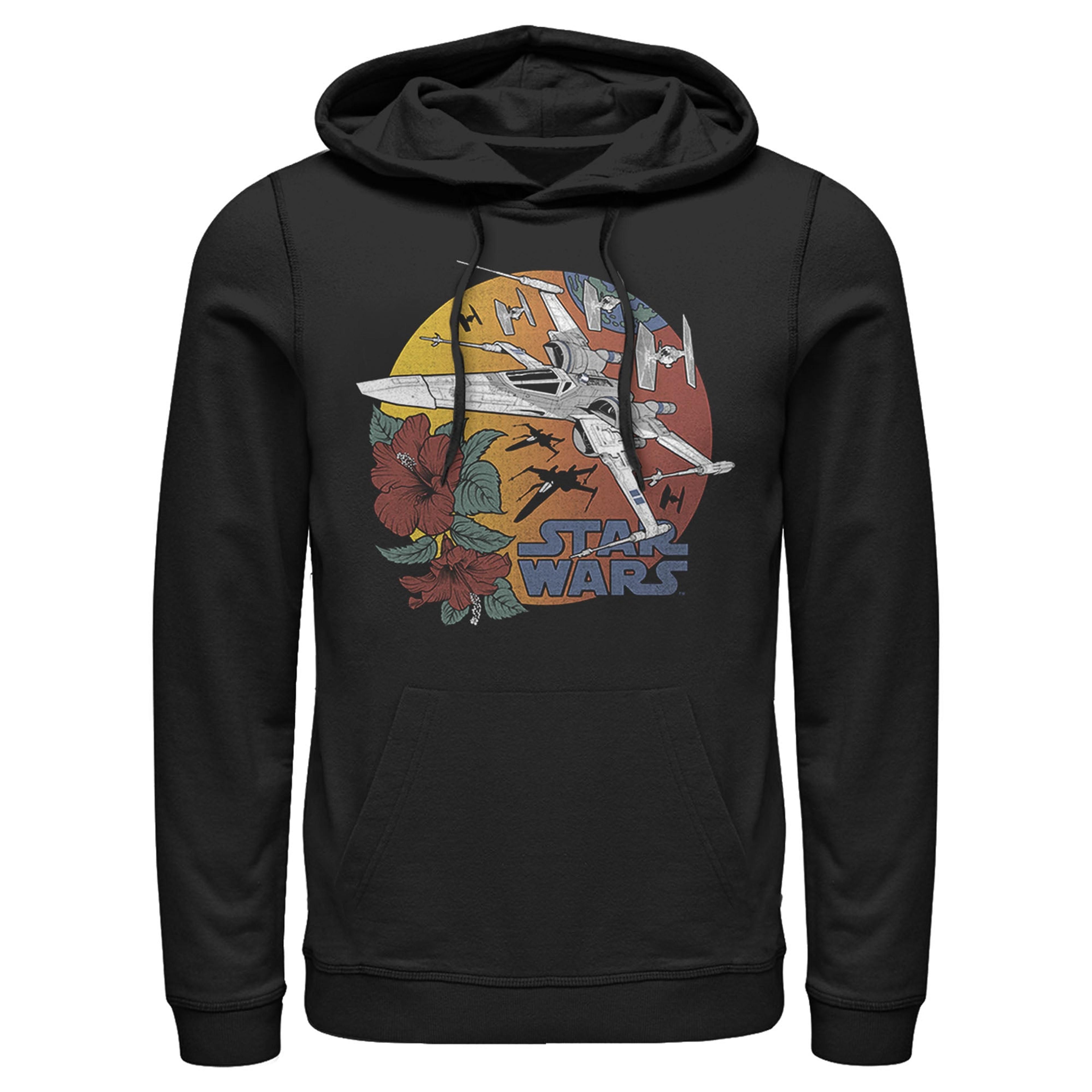 Men's Star Wars: The Rise of Skywalker Tropical X-Wing Pull Over