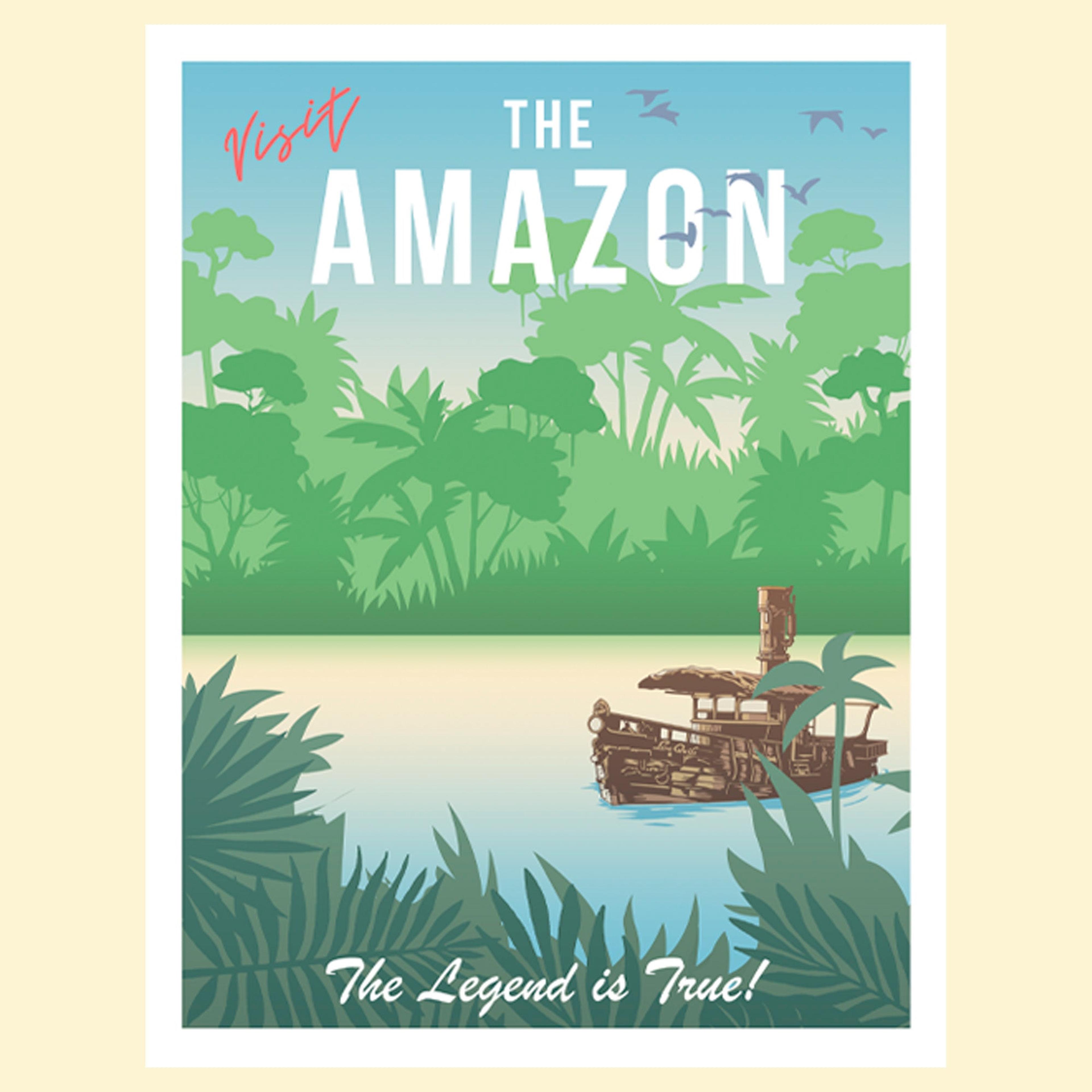 Alternate View 1 of Men's Jungle Cruise Visit the Amazon T-Shirt