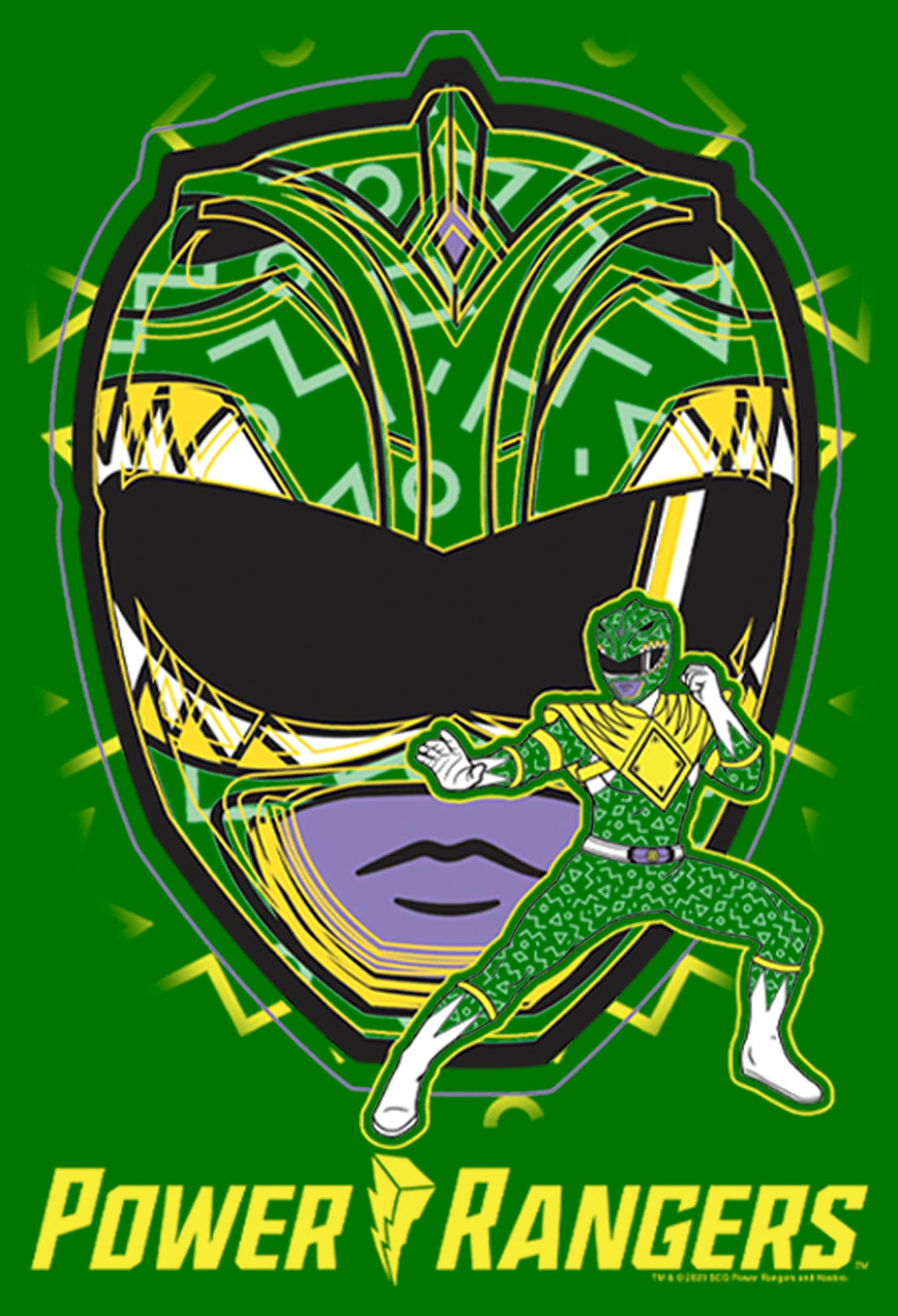 Alternate View 1 of Men's Power Rangers Green Ranger Hero T-Shirt