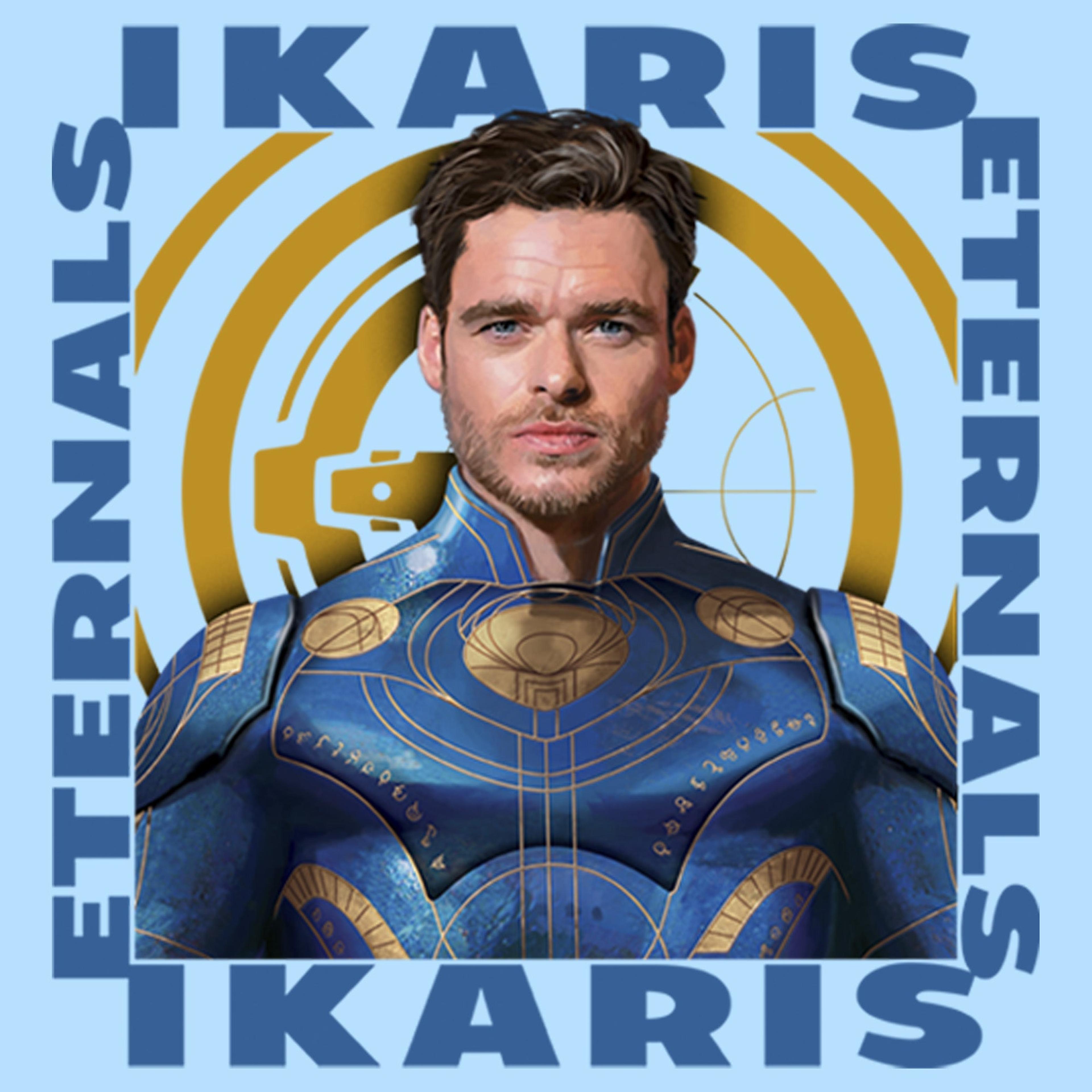 Alternate View 5 of Men's Marvel Eternals Ikaris Hero Box T-Shirt