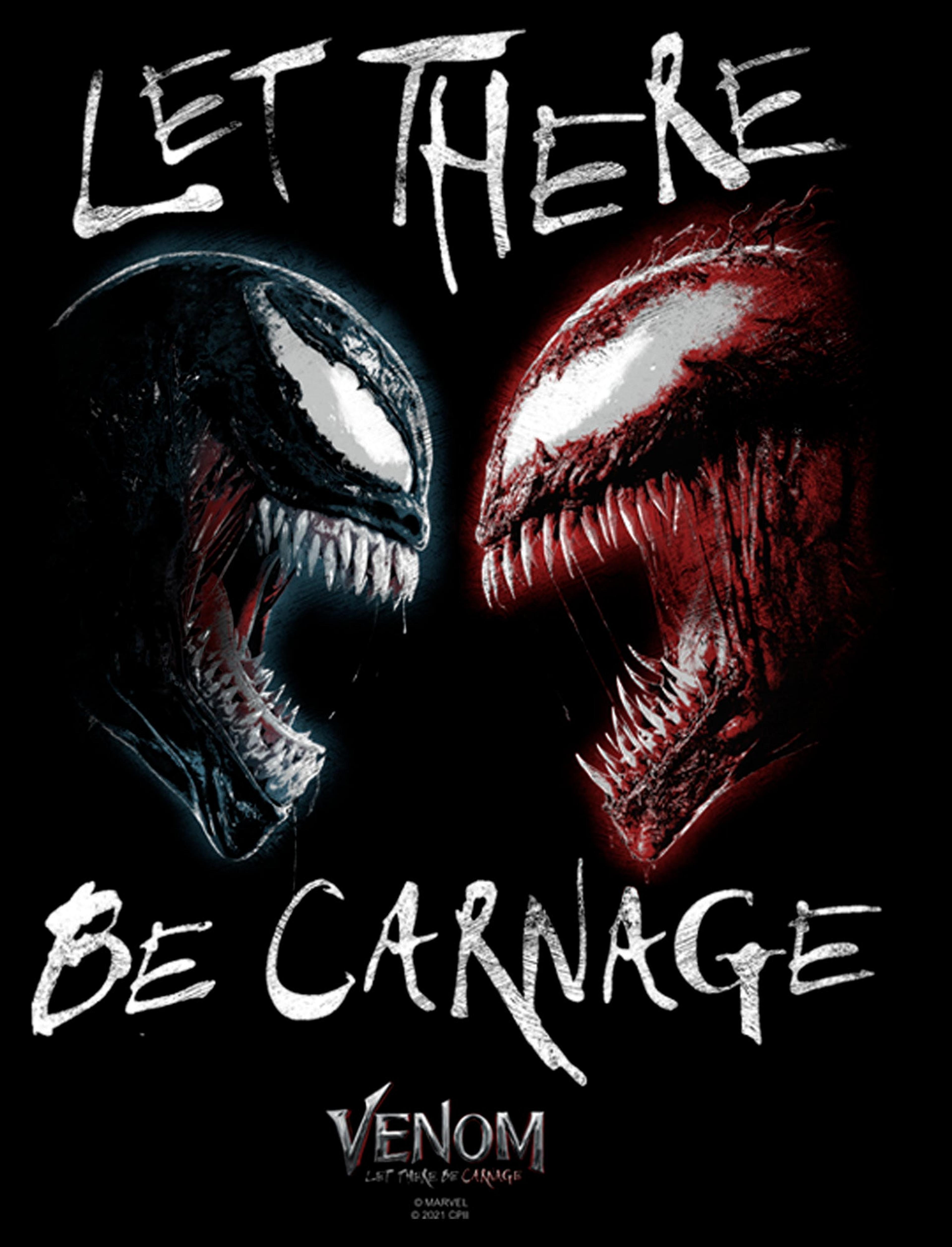 Alternate View 1 of Men's Marvel Venom: Let There be Carnage Black Vs. Red T-Shirt