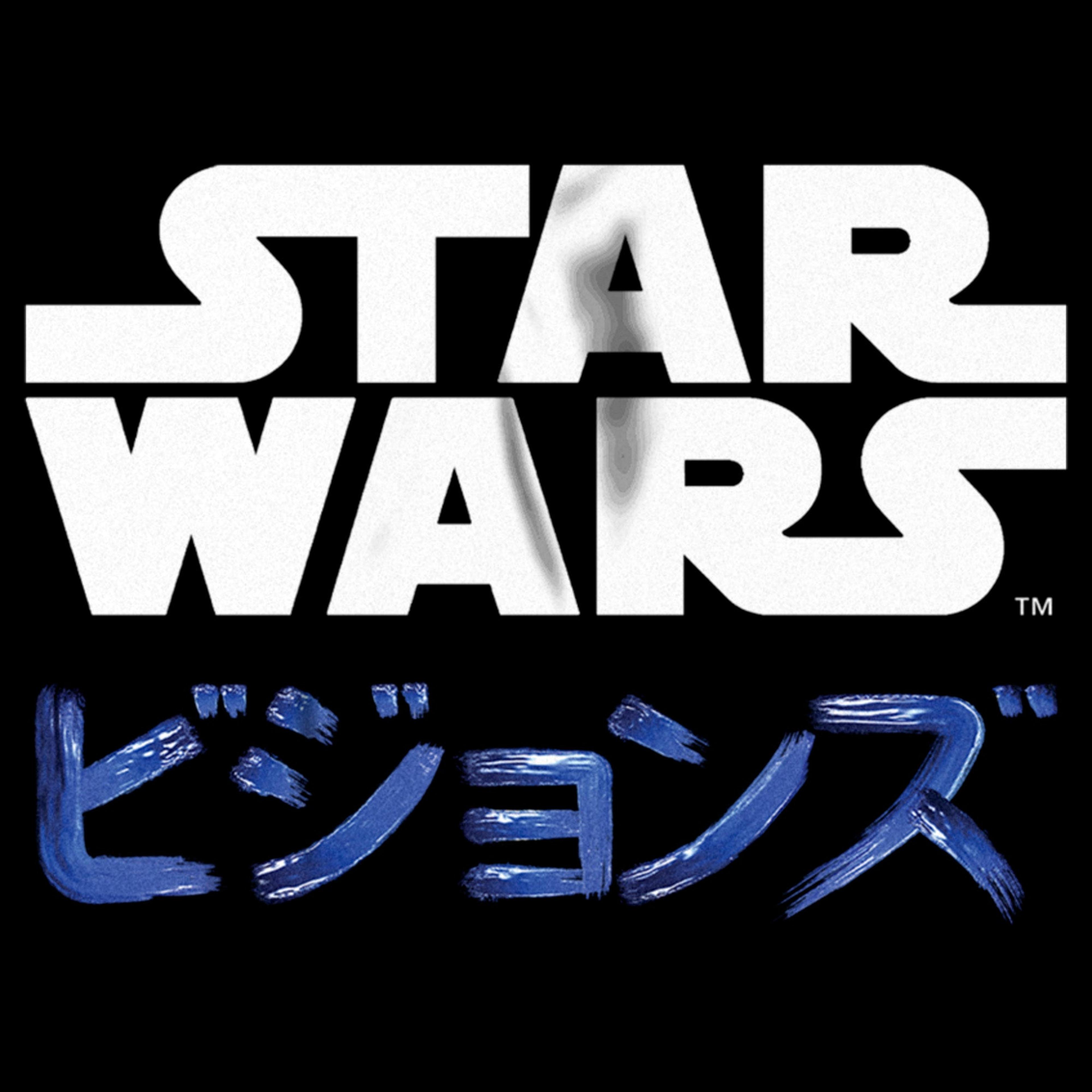 Alternate View 1 of Men's Star Wars: Visions Kanji Logo T-Shirt