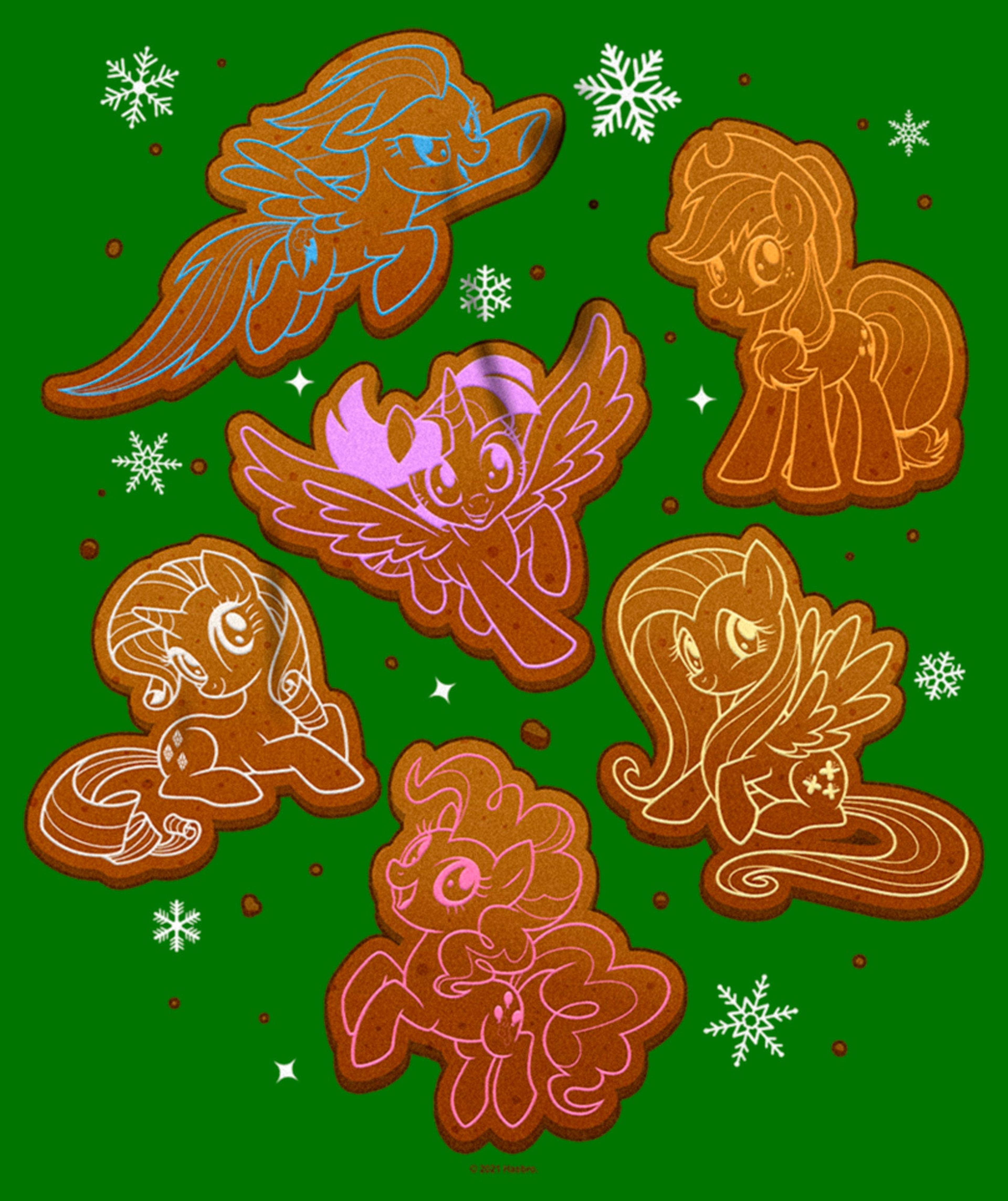 Alternate View 1 of Men's My Little Pony: Friendship is Magic Gingerbread Ponies T-S