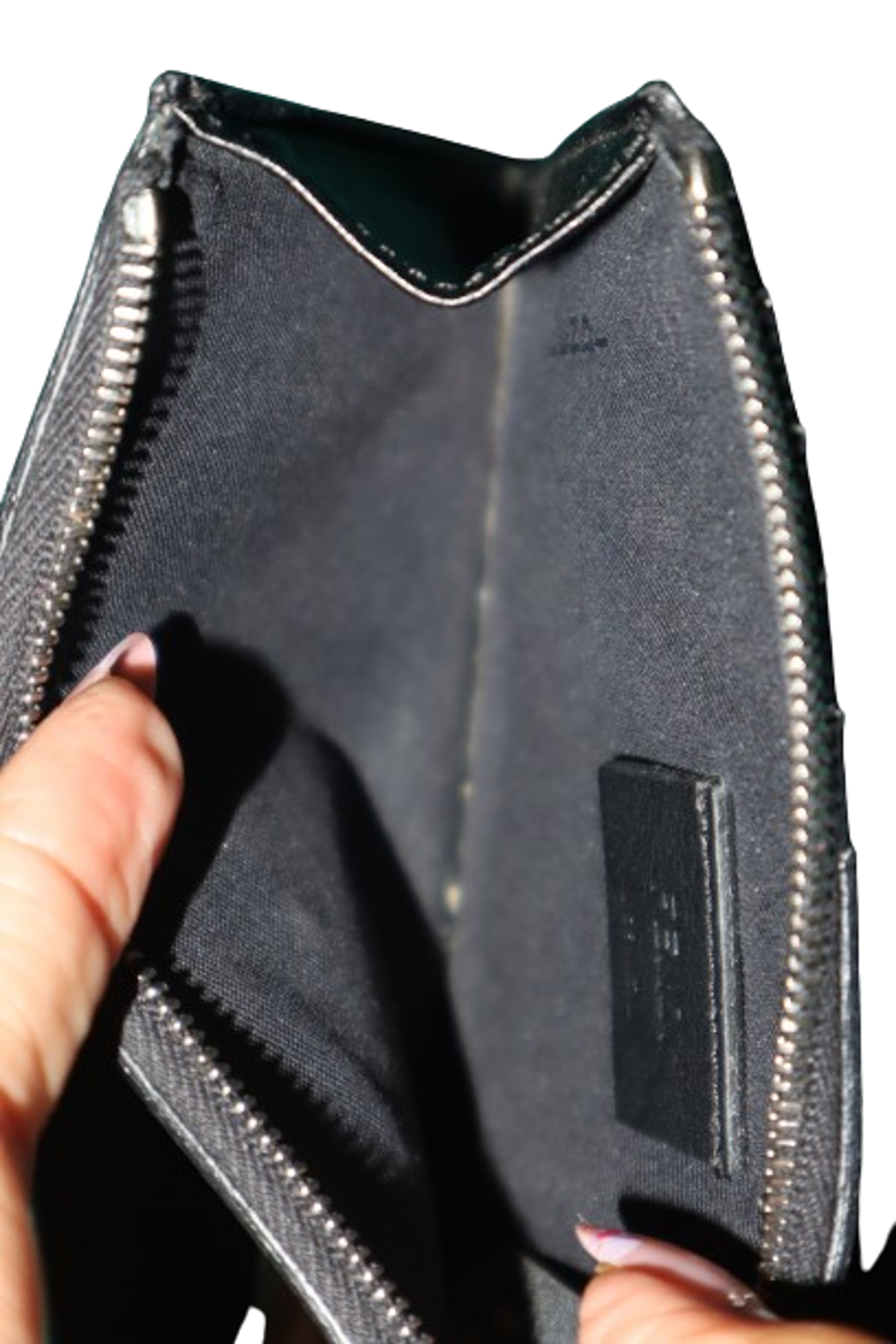 Alternate View 1 of FENDI Leather Card Holder