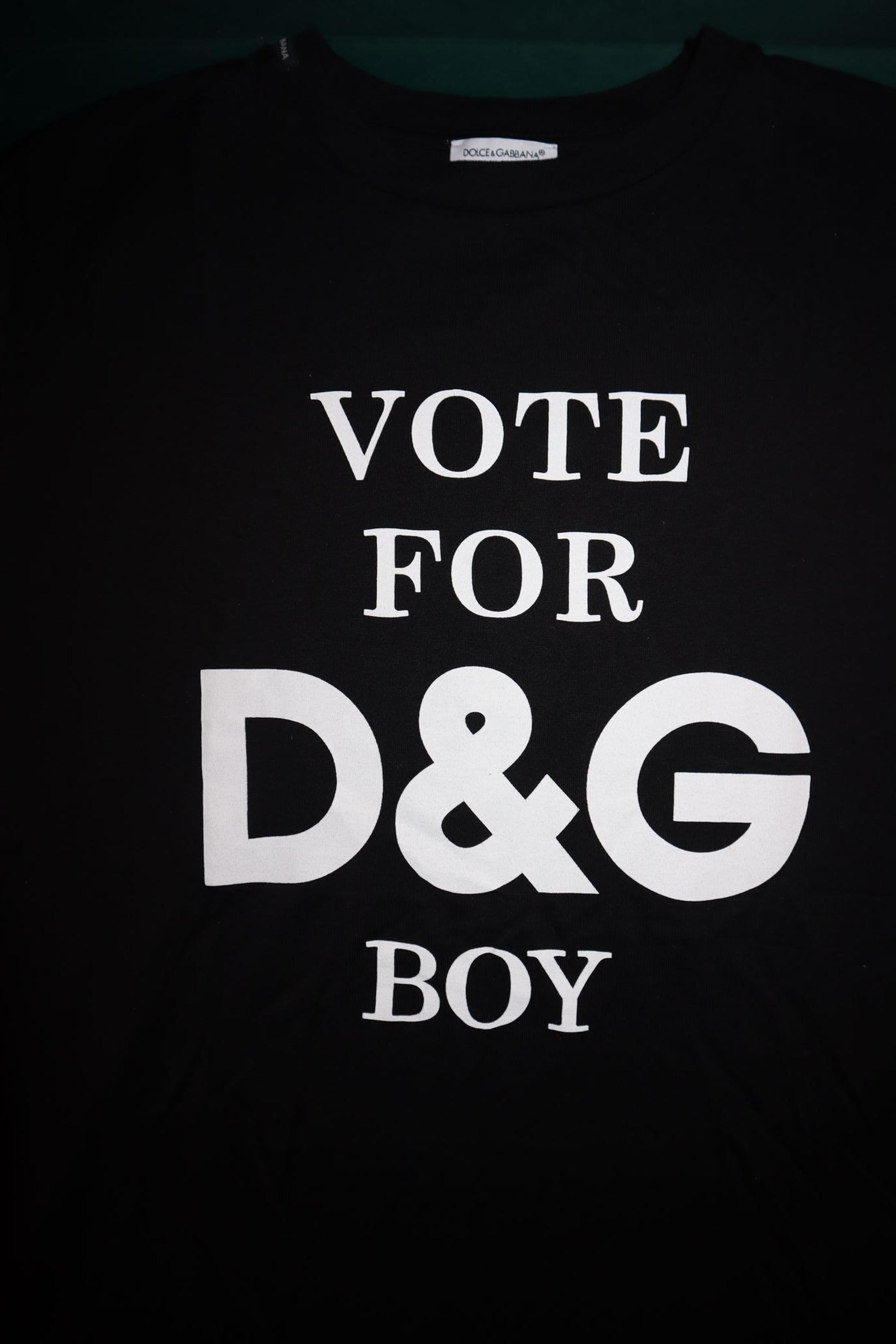 Alternate View 2 of Pre-Owned Dolce & Gabbana Vote For D&G Boy' T-shirt In Black