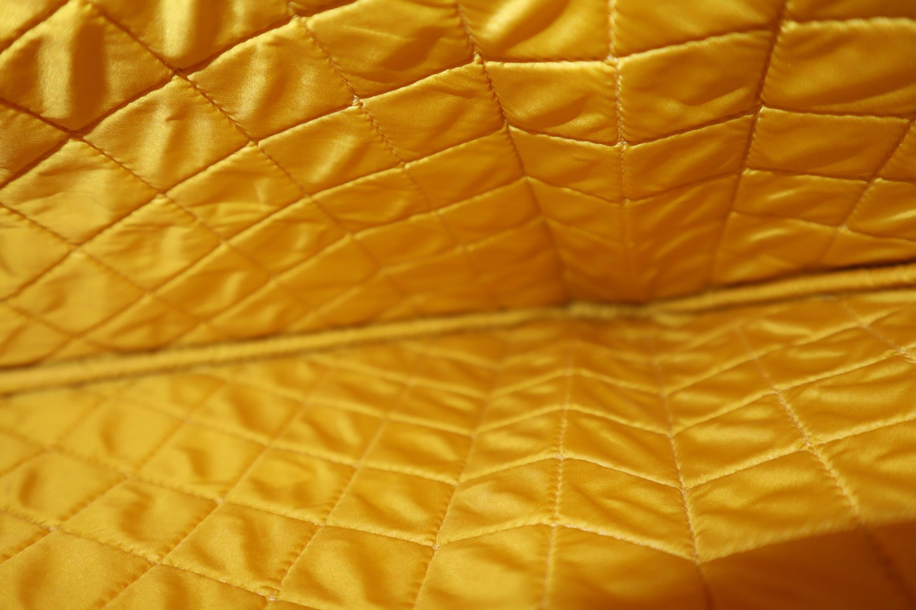 Alternate View 12 of Chanel Yellow Quilted Caviar Leather O-case Classic Zip Pouch