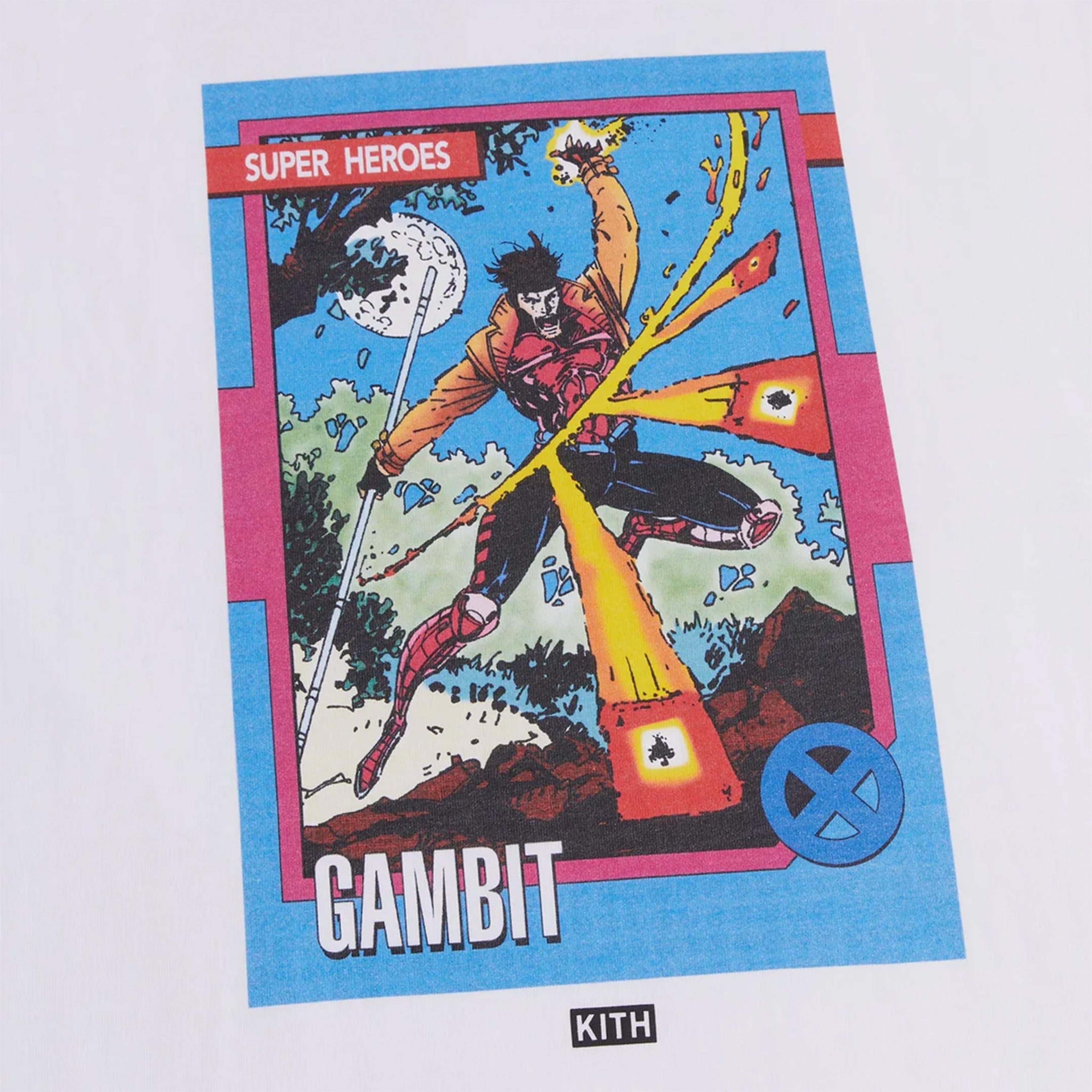 Alternate View 2 of Kith x Marvel X-Men Gambit Card Vintage Tee White PH