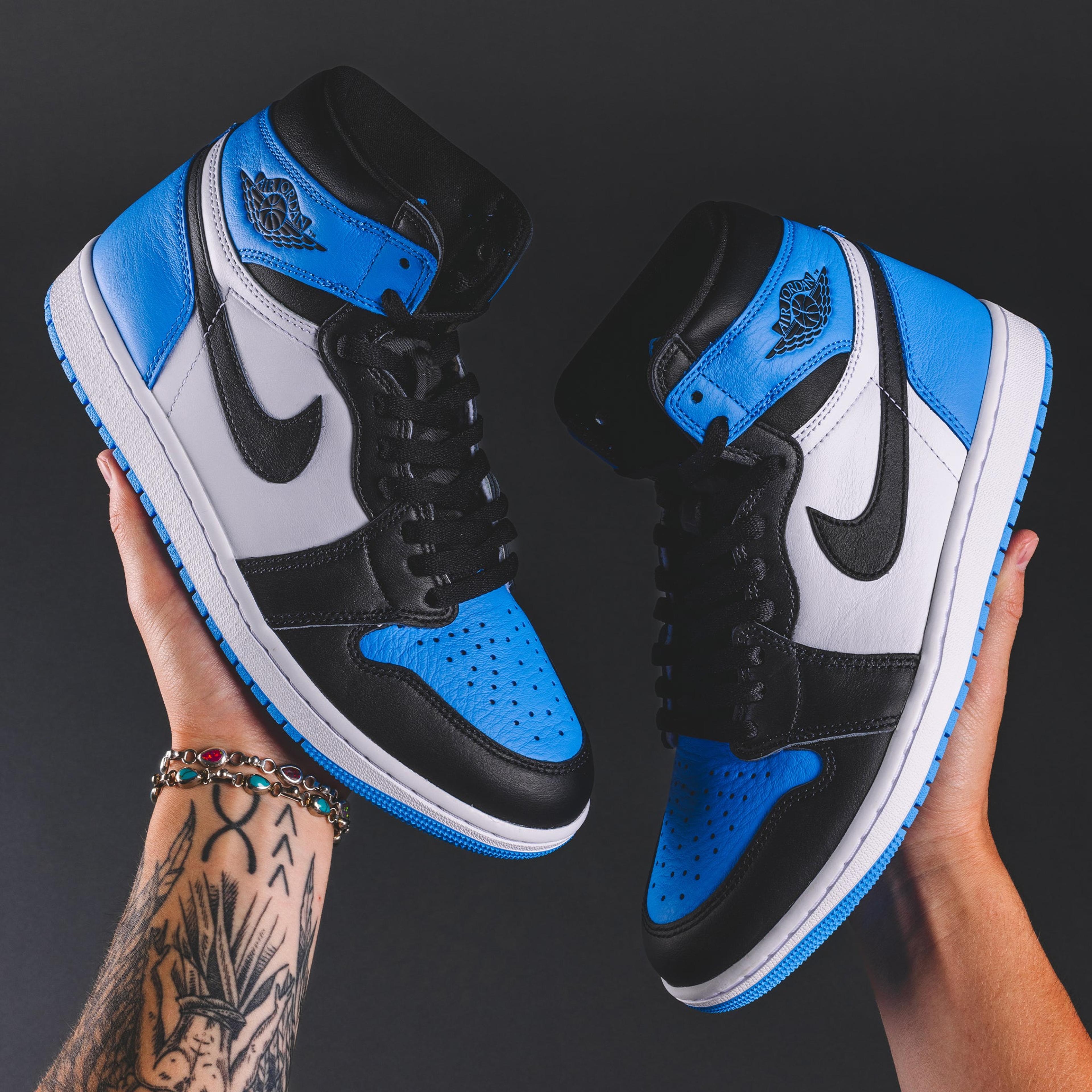 Alternate View 1 of Jordan 1 Retro High UNC Toe