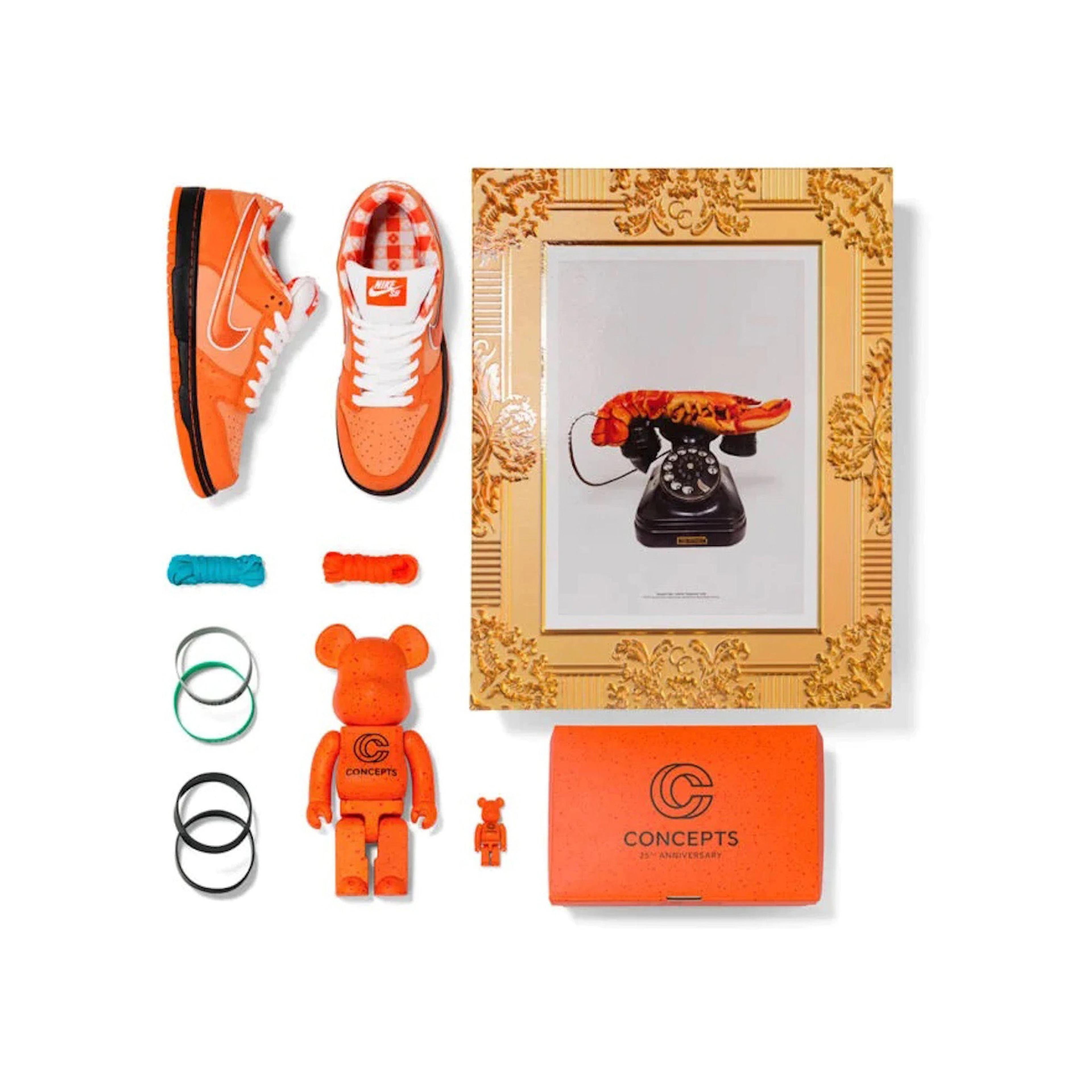 Alternate View 1 of Nike SB Dunk Low Concepts Orange Lobster (Special Box)