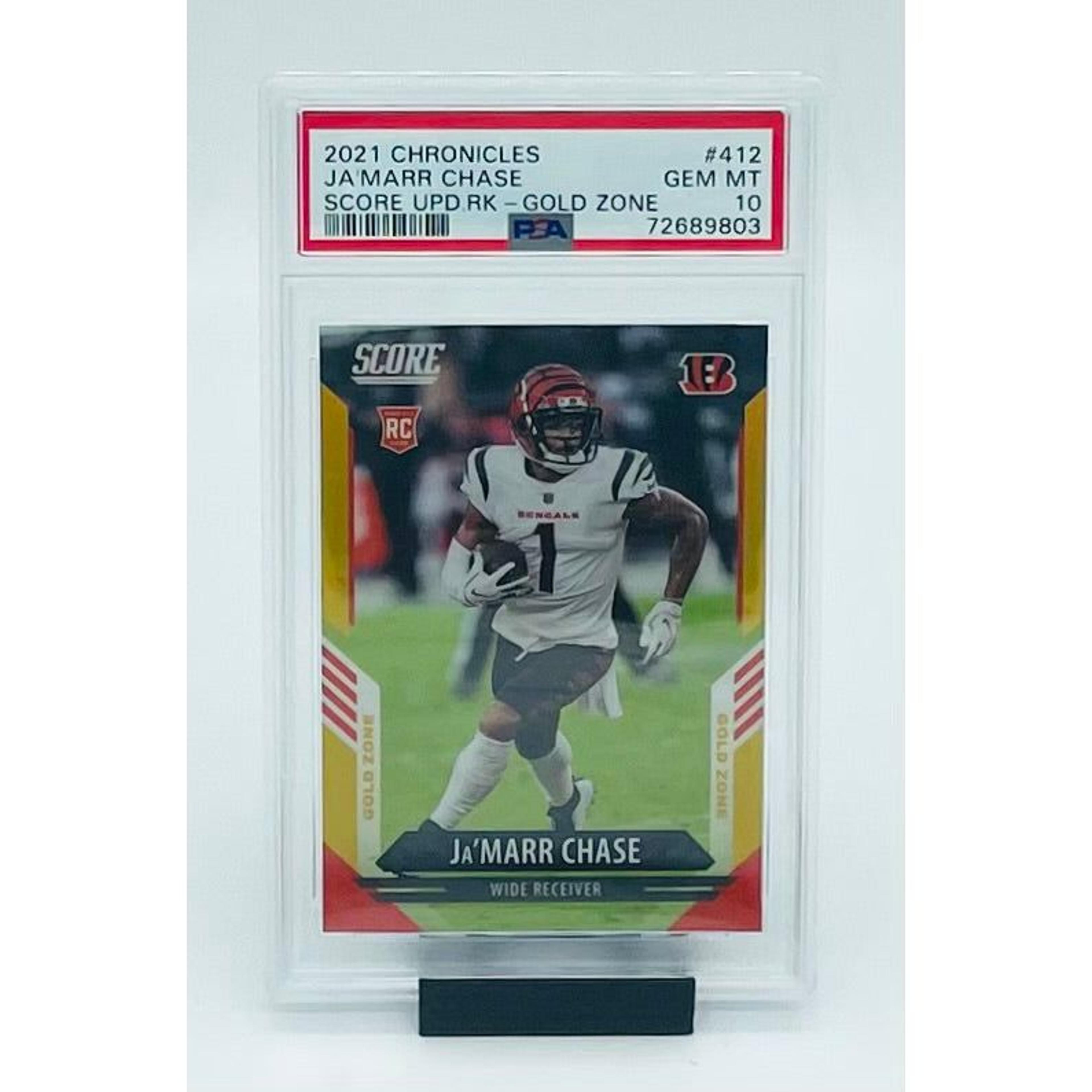 NTWRK - 2021 Panini Chronicles Football Ja'Marr Chase Score UPD