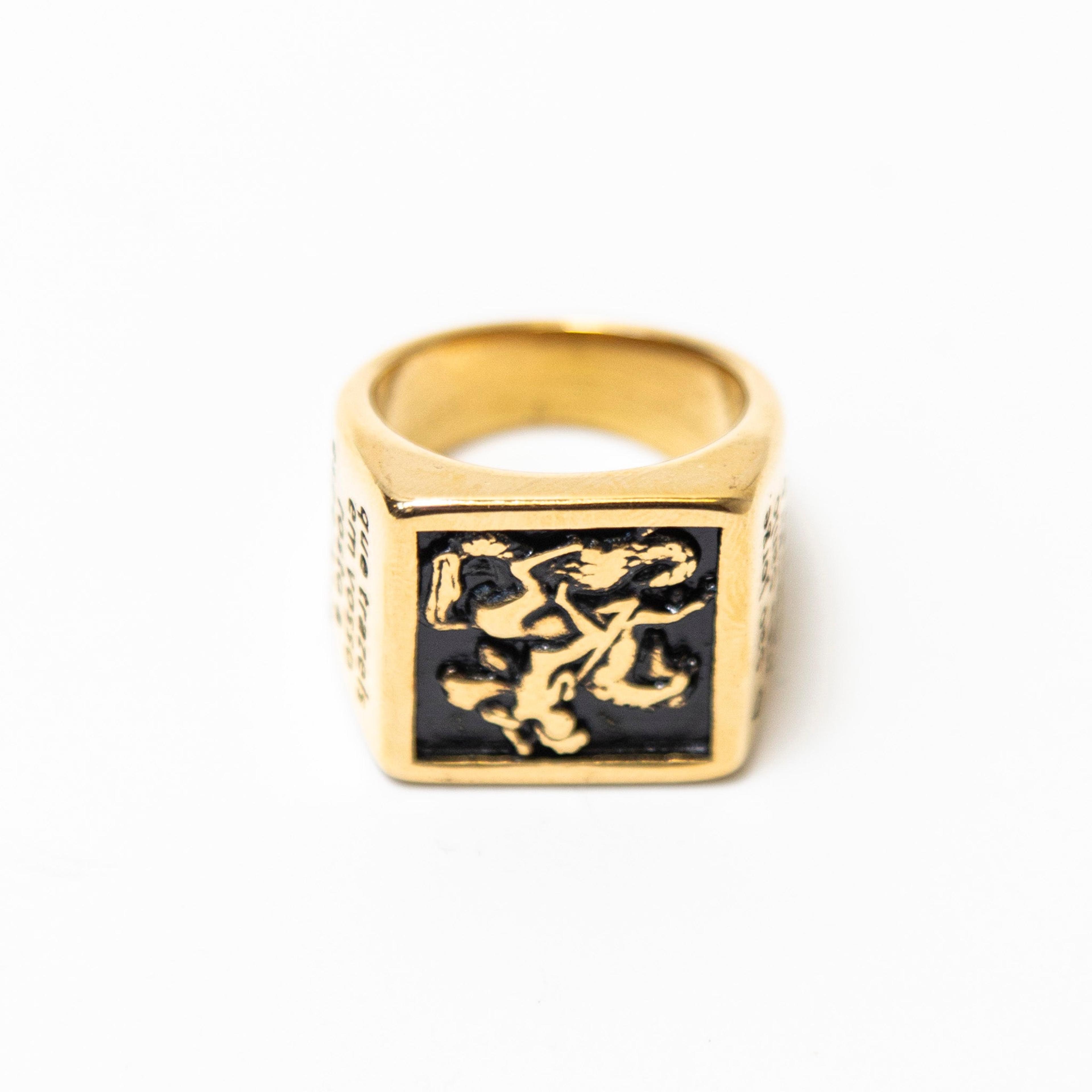 Alternate View 3 of ST George Signet Ring