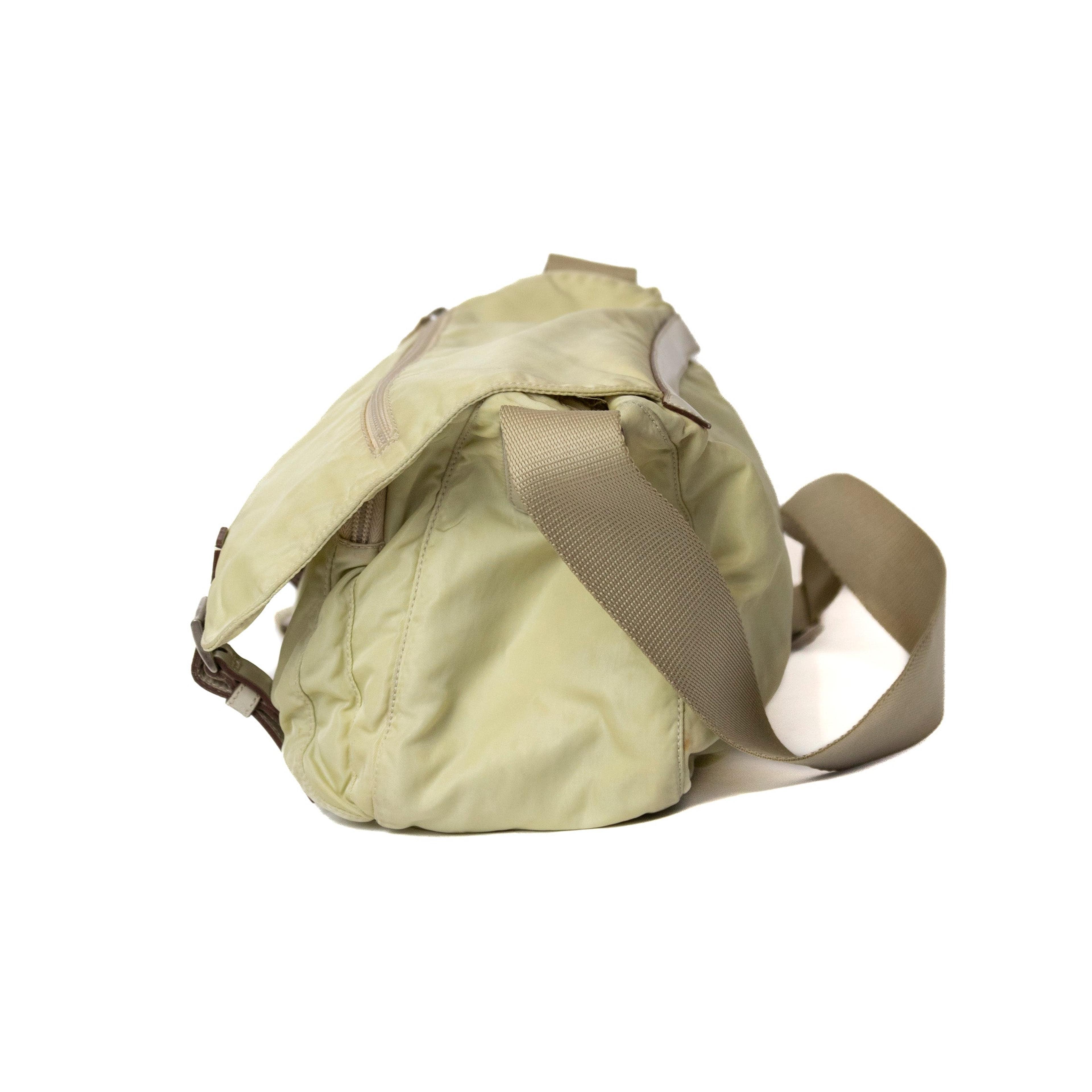 Alternate View 3 of Prada Messenger Buckle Cream Bag