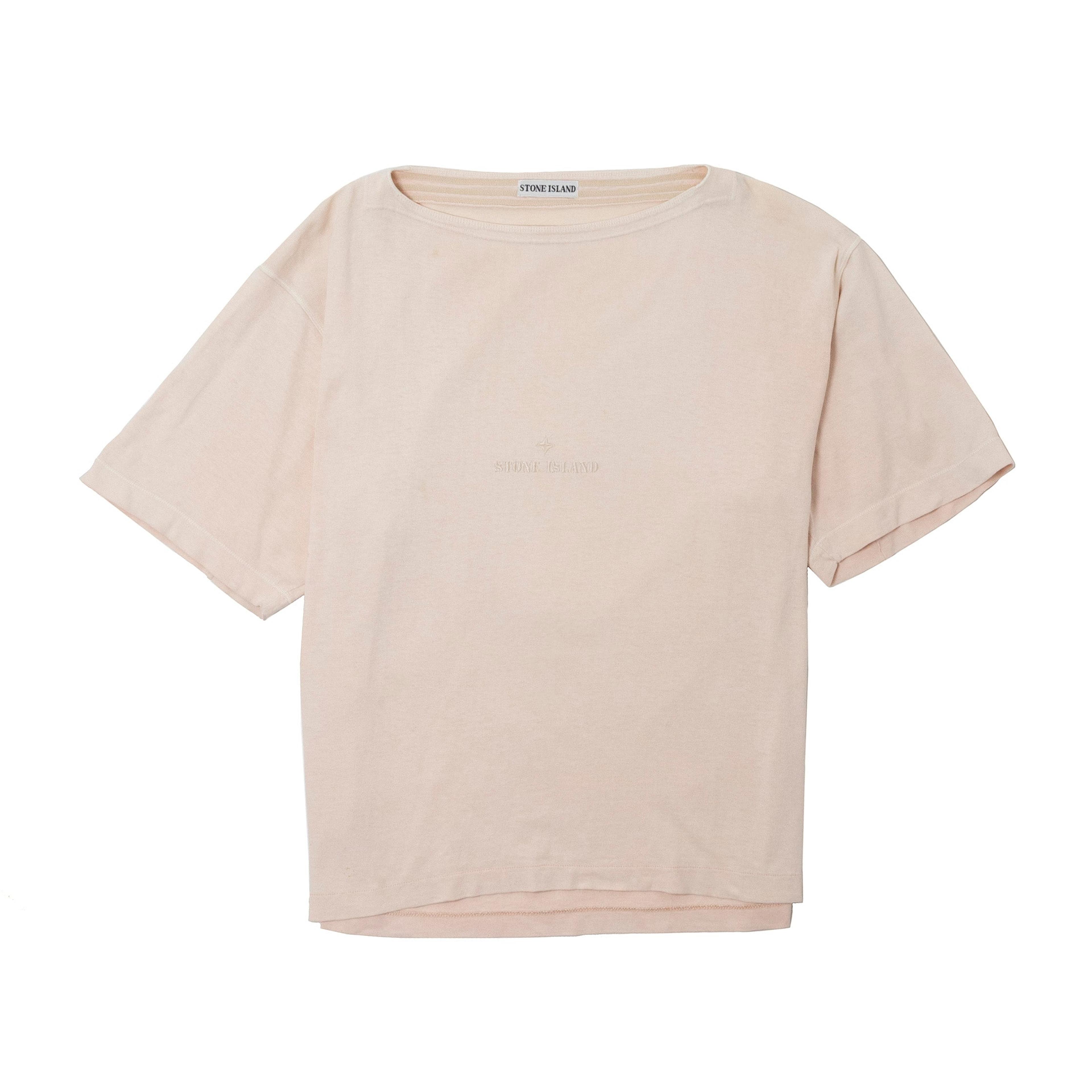 Stone Island Pink Spellout Tee