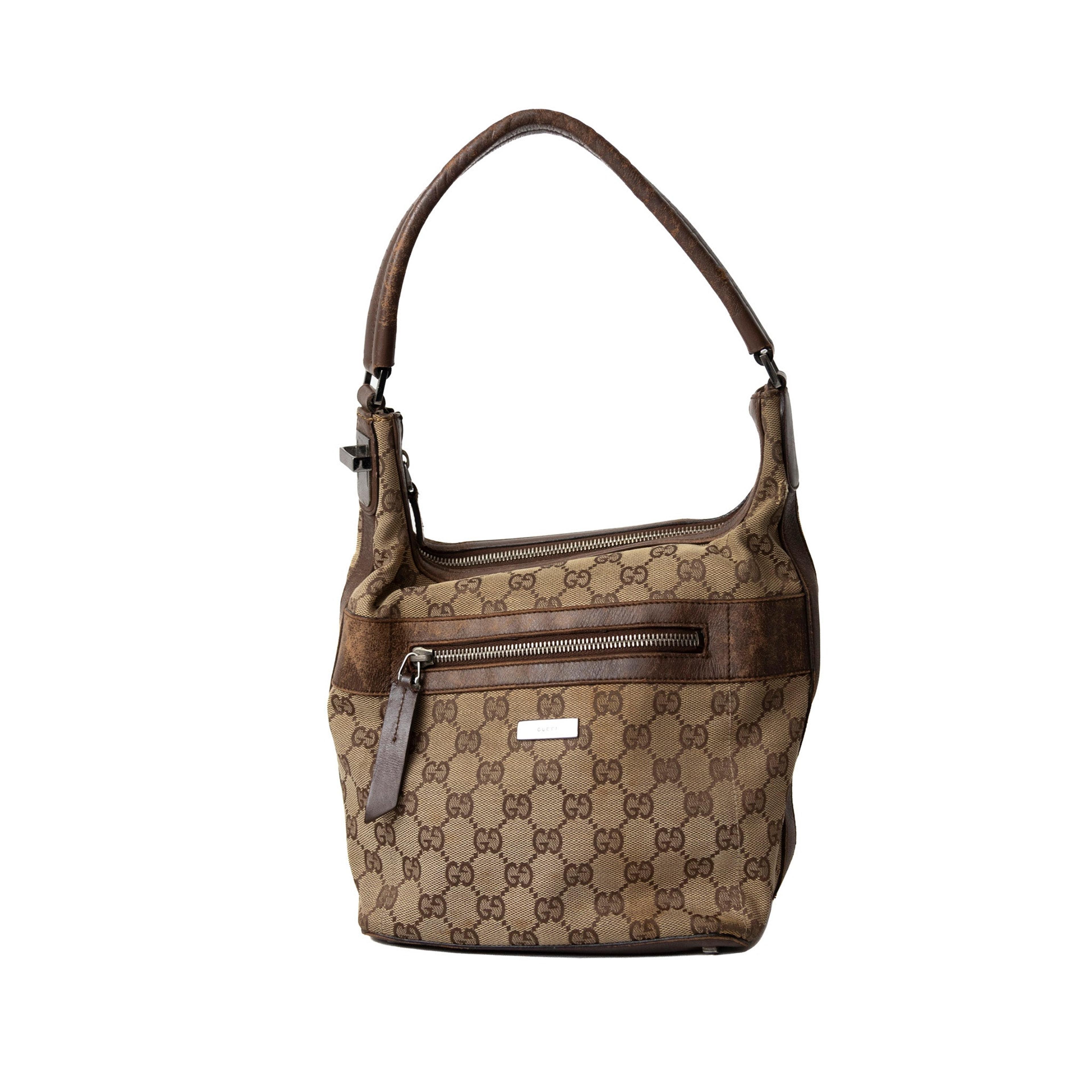 Gucci Monogram GG Pochette Shoulder Bag