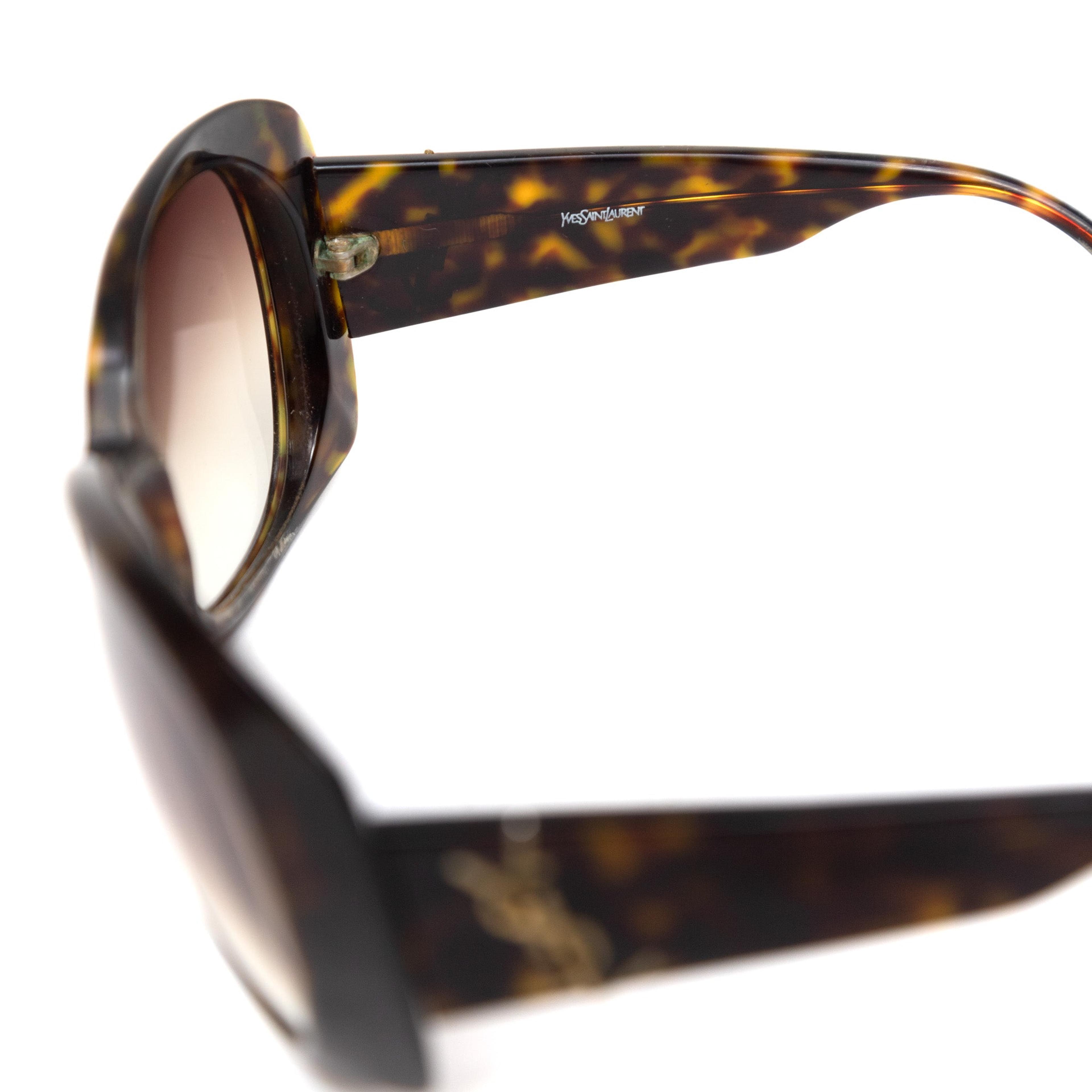 Alternate View 3 of Yves Saint Laurent Leopard Round Sunglasses