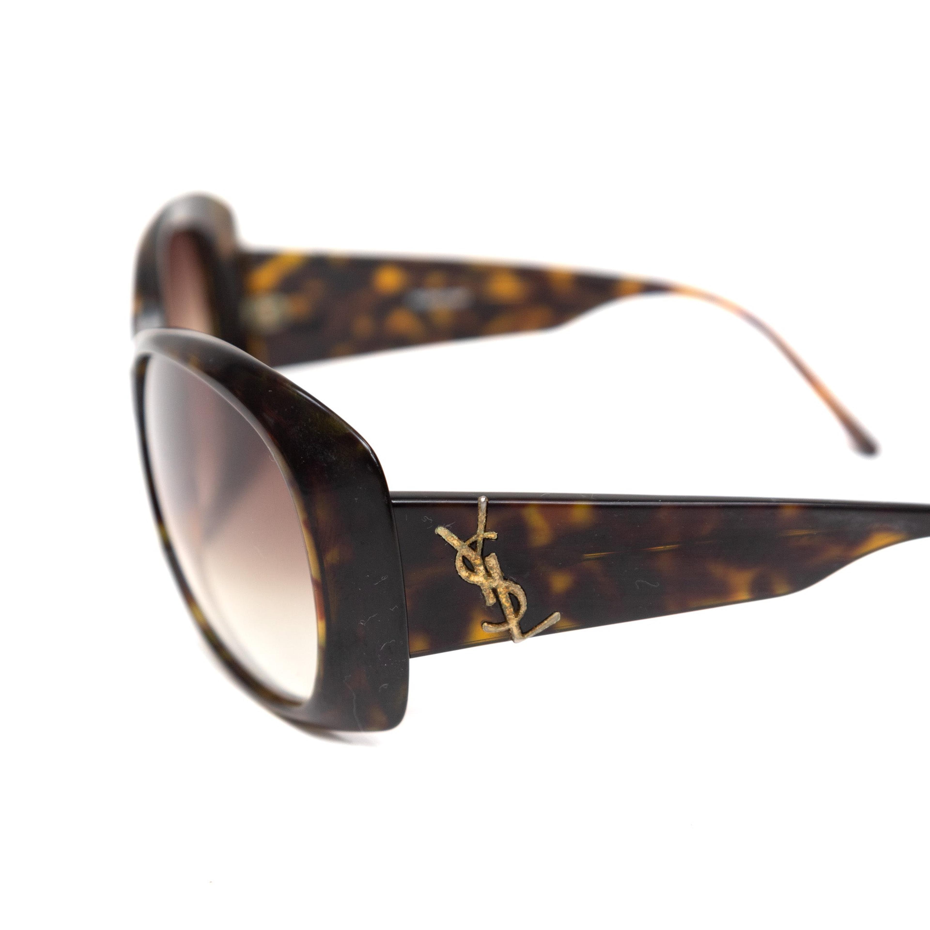 Alternate View 4 of Yves Saint Laurent Leopard Round Sunglasses