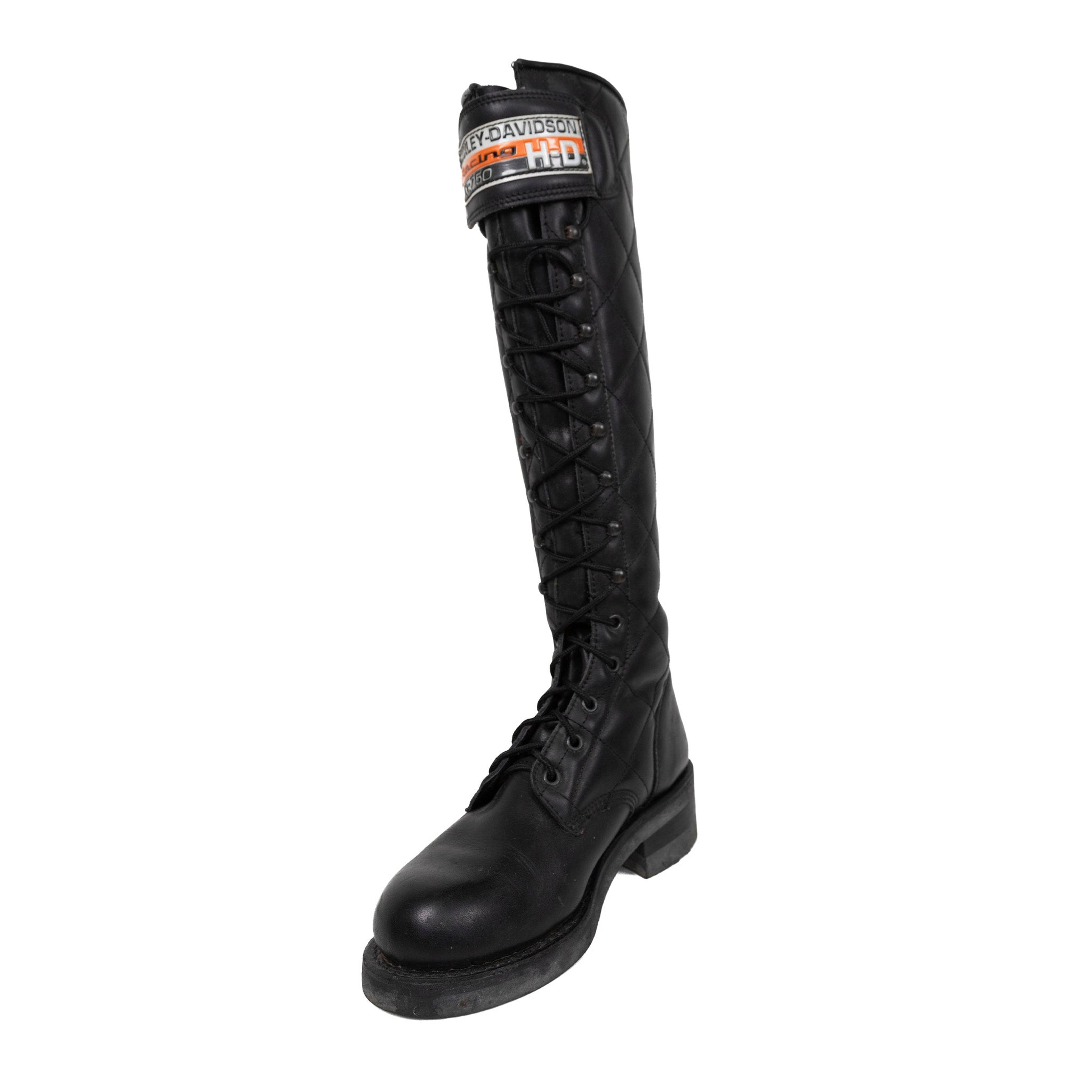 Alternate View 3 of Harley Davidson Racing XR750 Lace Up Biker Boots