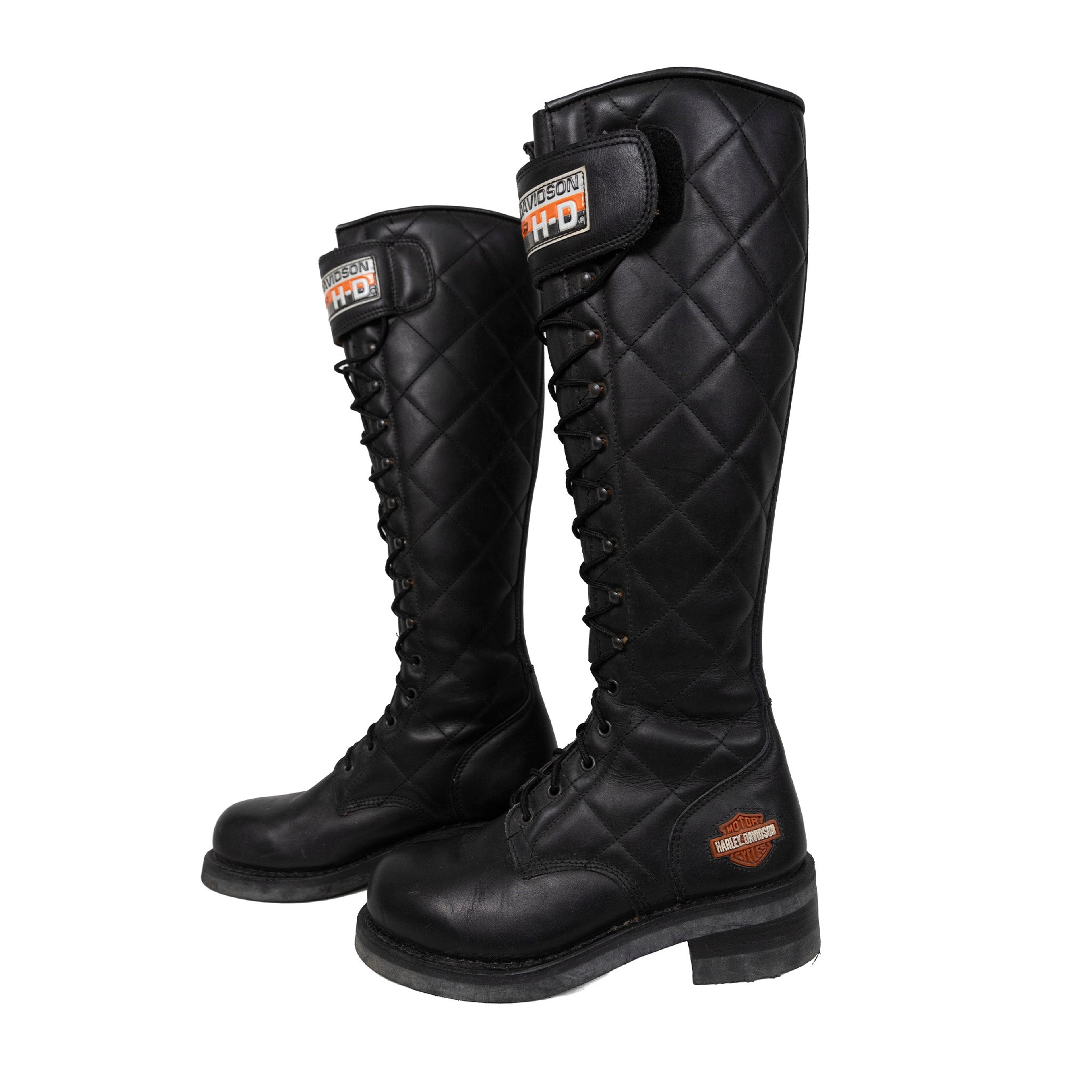 Alternate View 1 of Harley Davidson Racing XR750 Lace Up Biker Boots