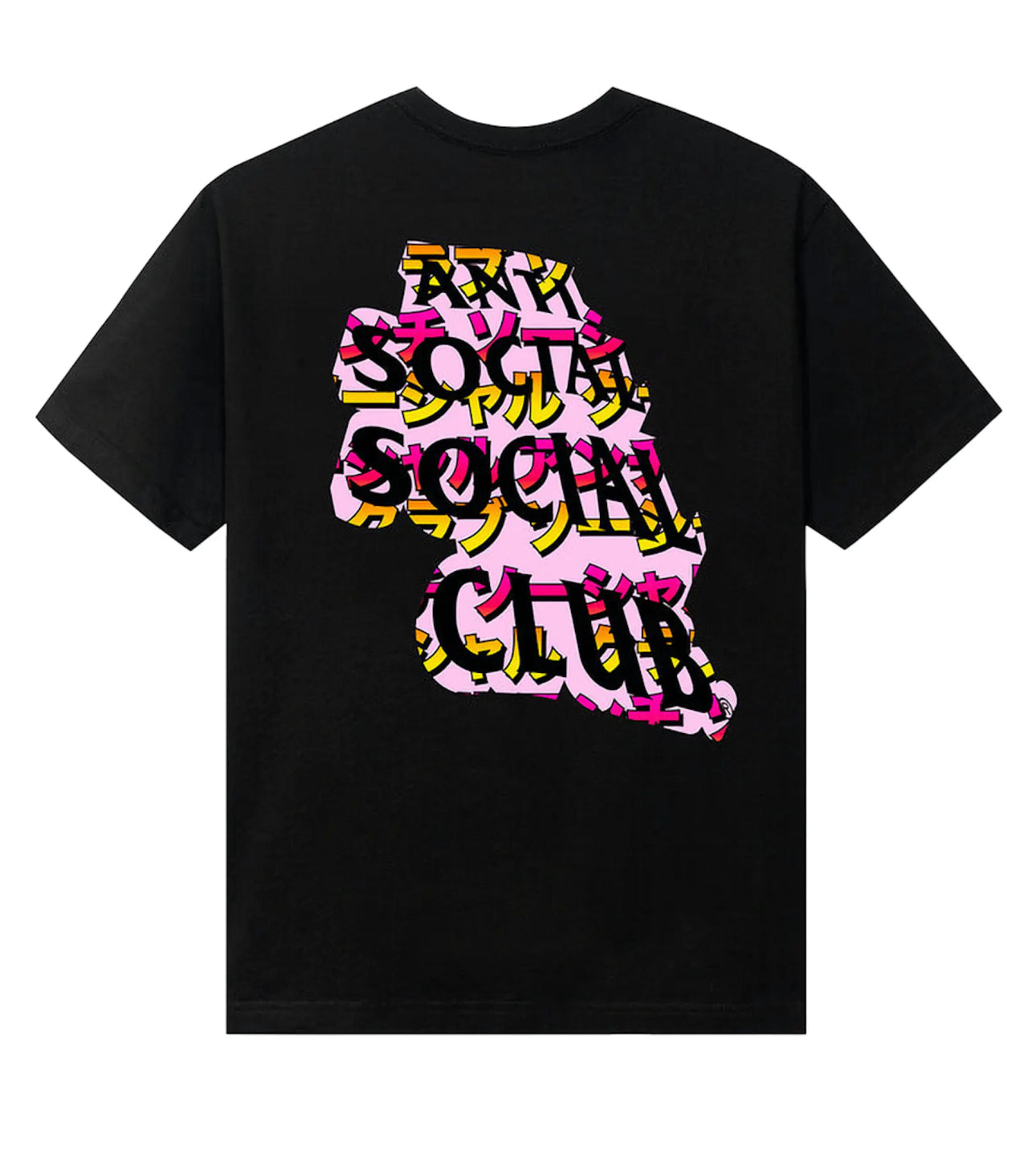 ASSC Twisted Letters Black Tee