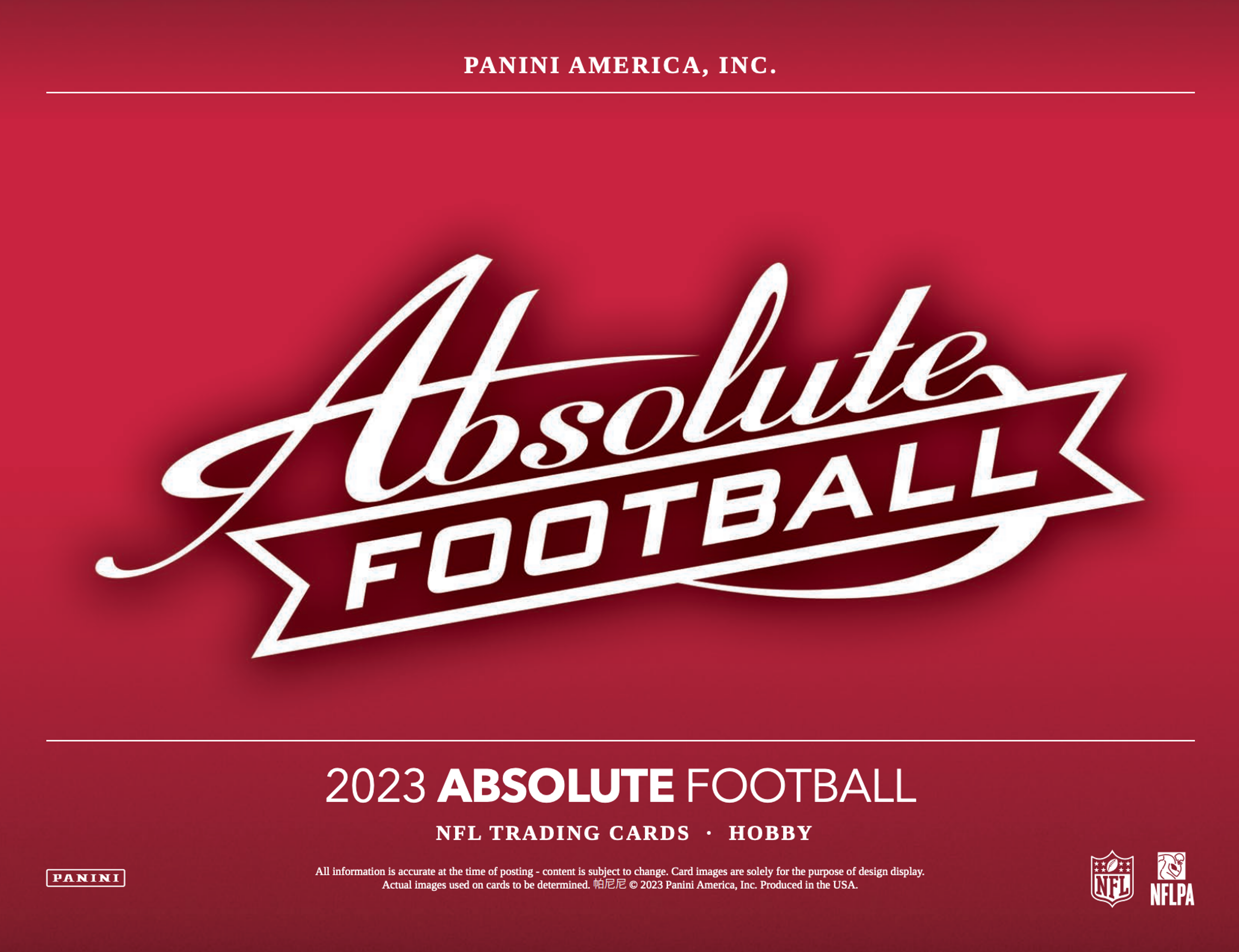 2023 Panini Absolute Football Hobby Mini Box