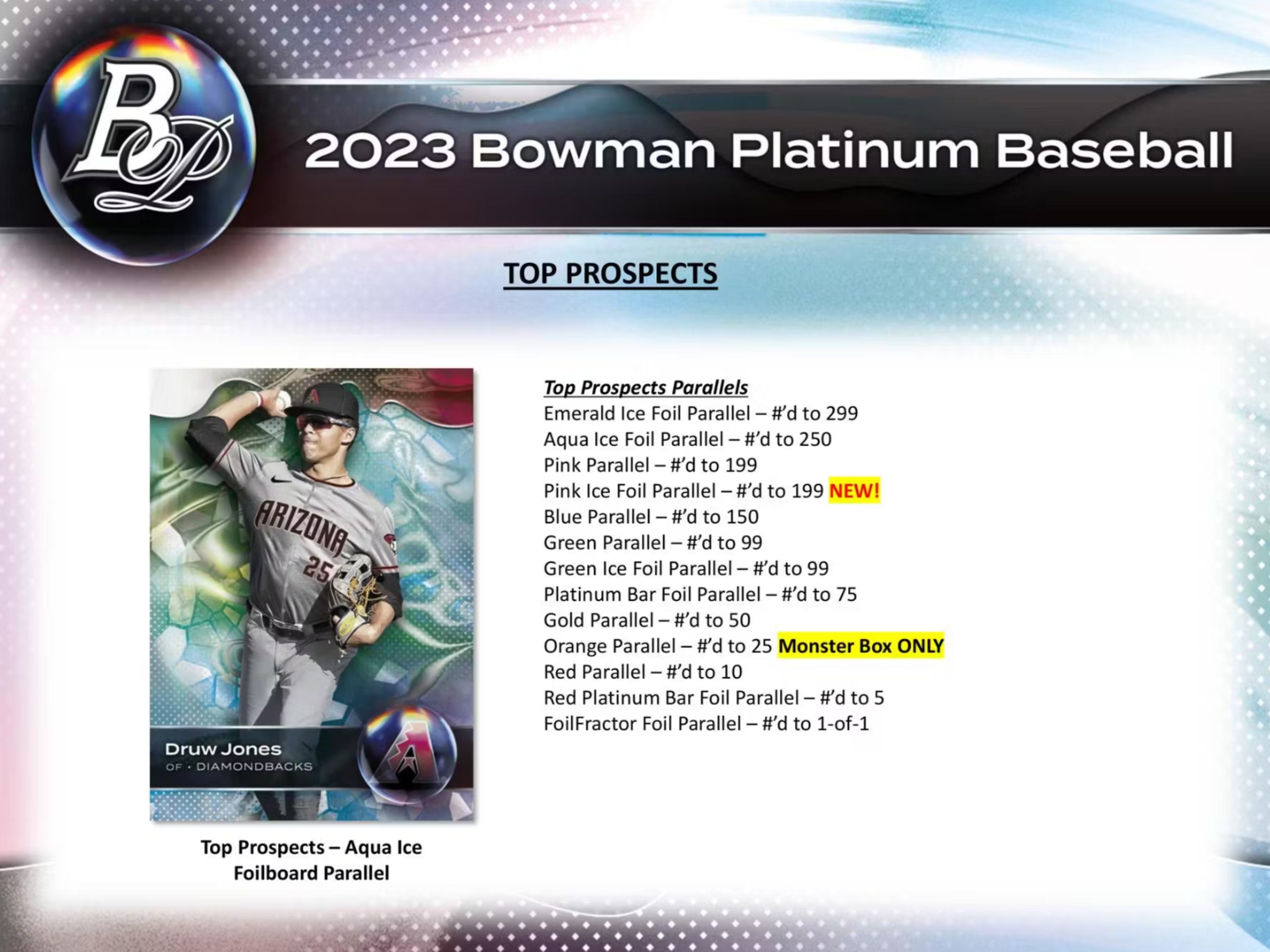 Alternate View 3 of 2023 Bowman Platinum Baseball Monster Box
