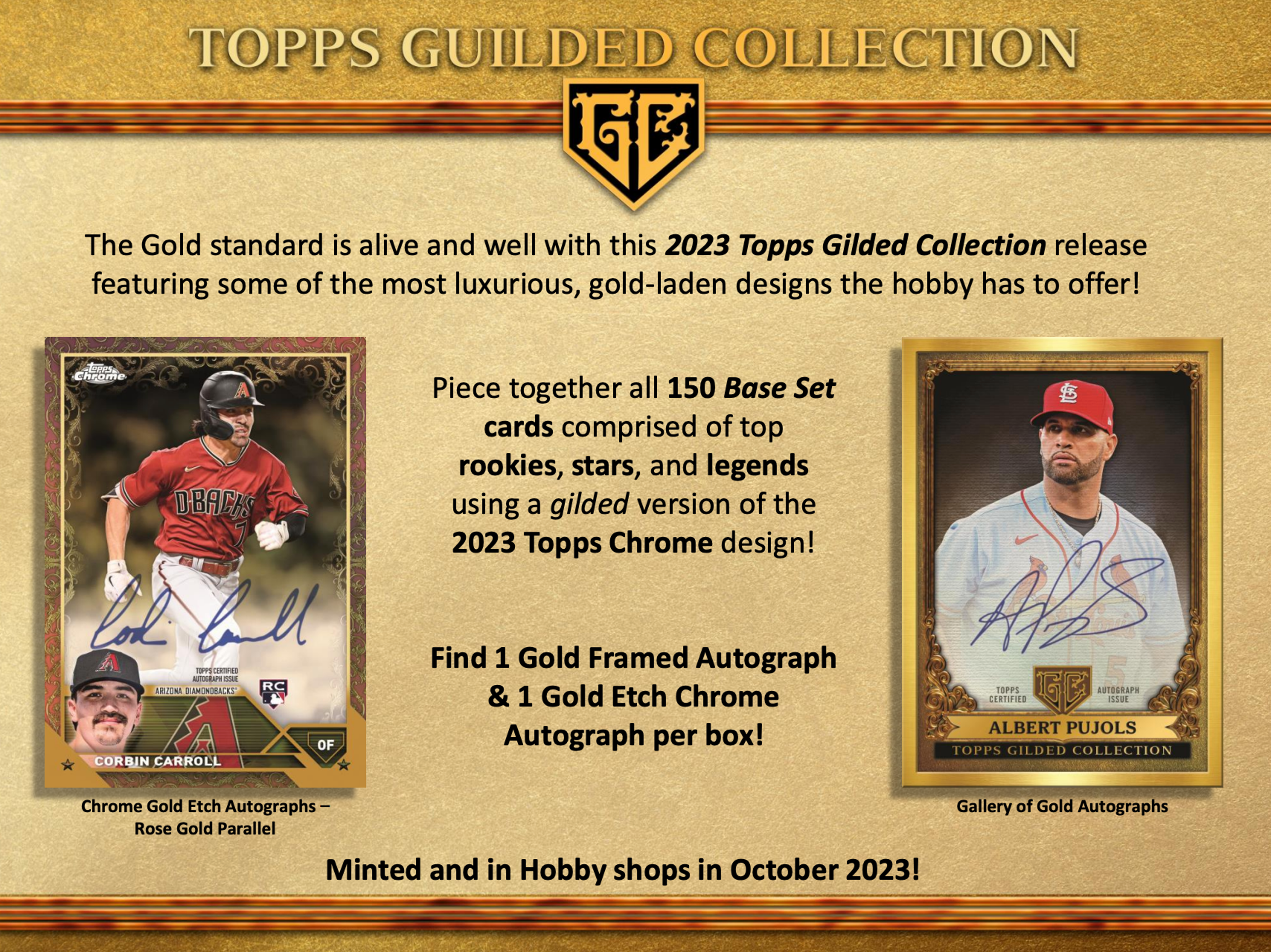 Alternate View 1 of 2023 Topps Gilded Collection Baseball Hobby Box