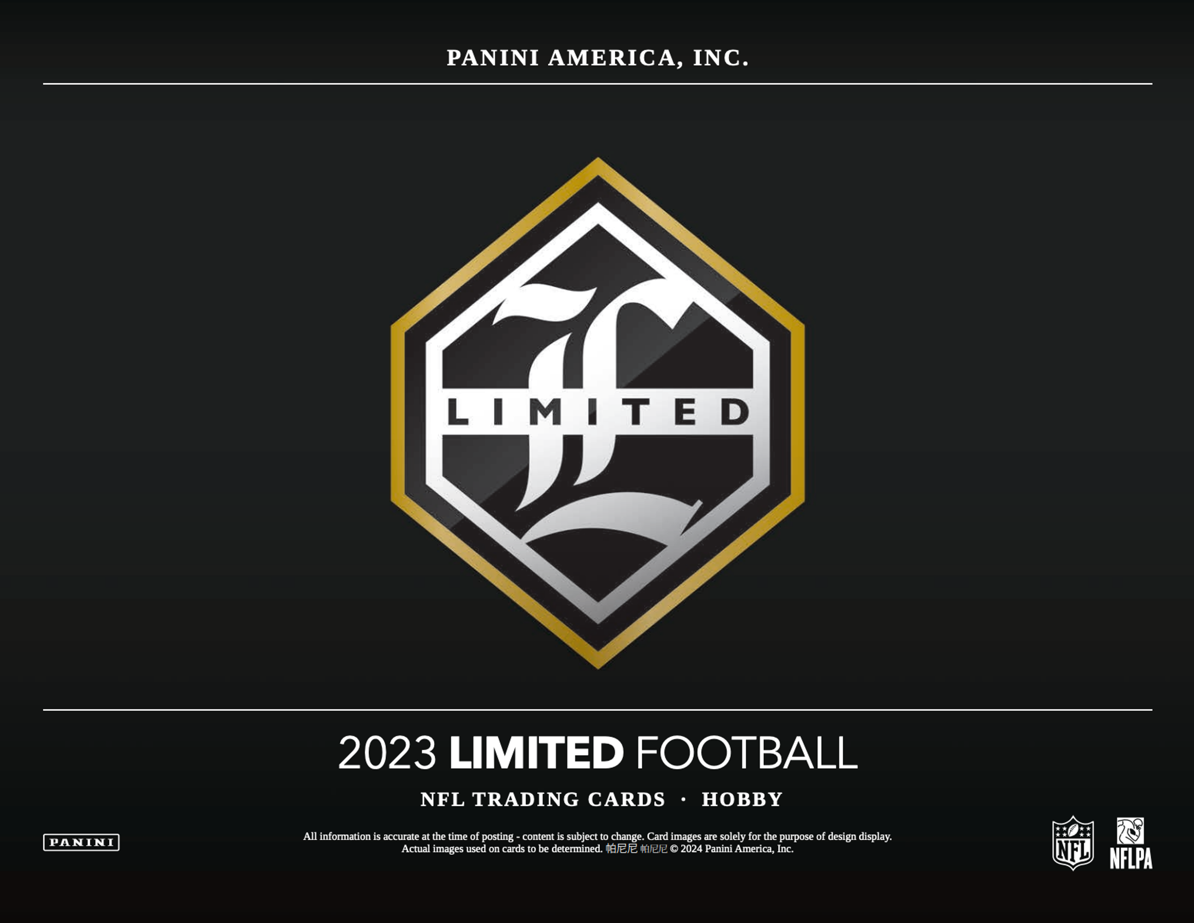 2023 Panini Limited Football Hobby Pack