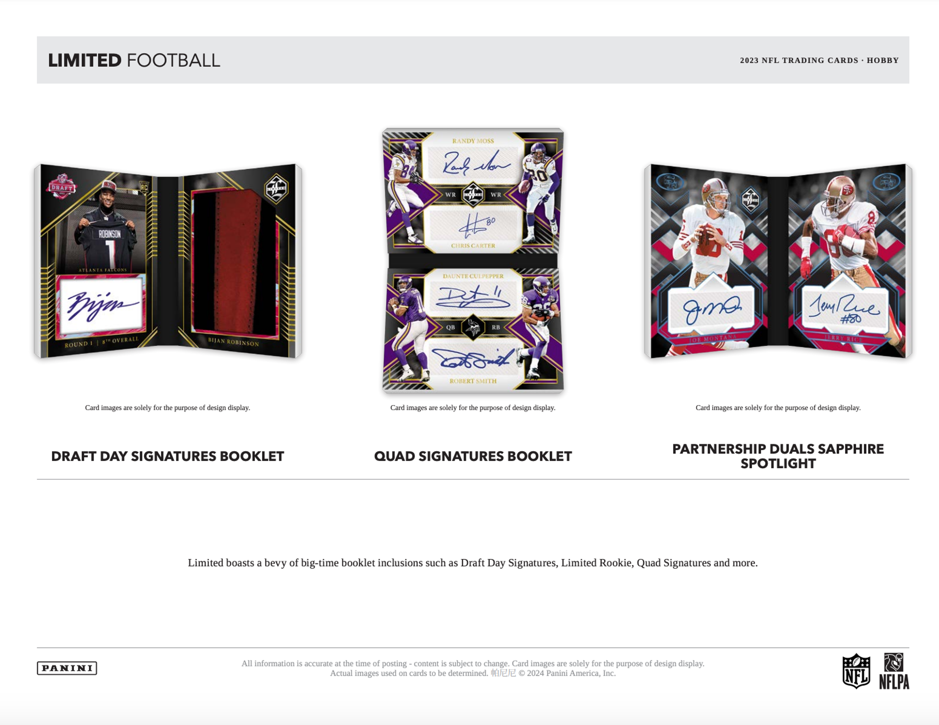 Alternate View 2 of 2023 Panini Limited Football Hobby Pack