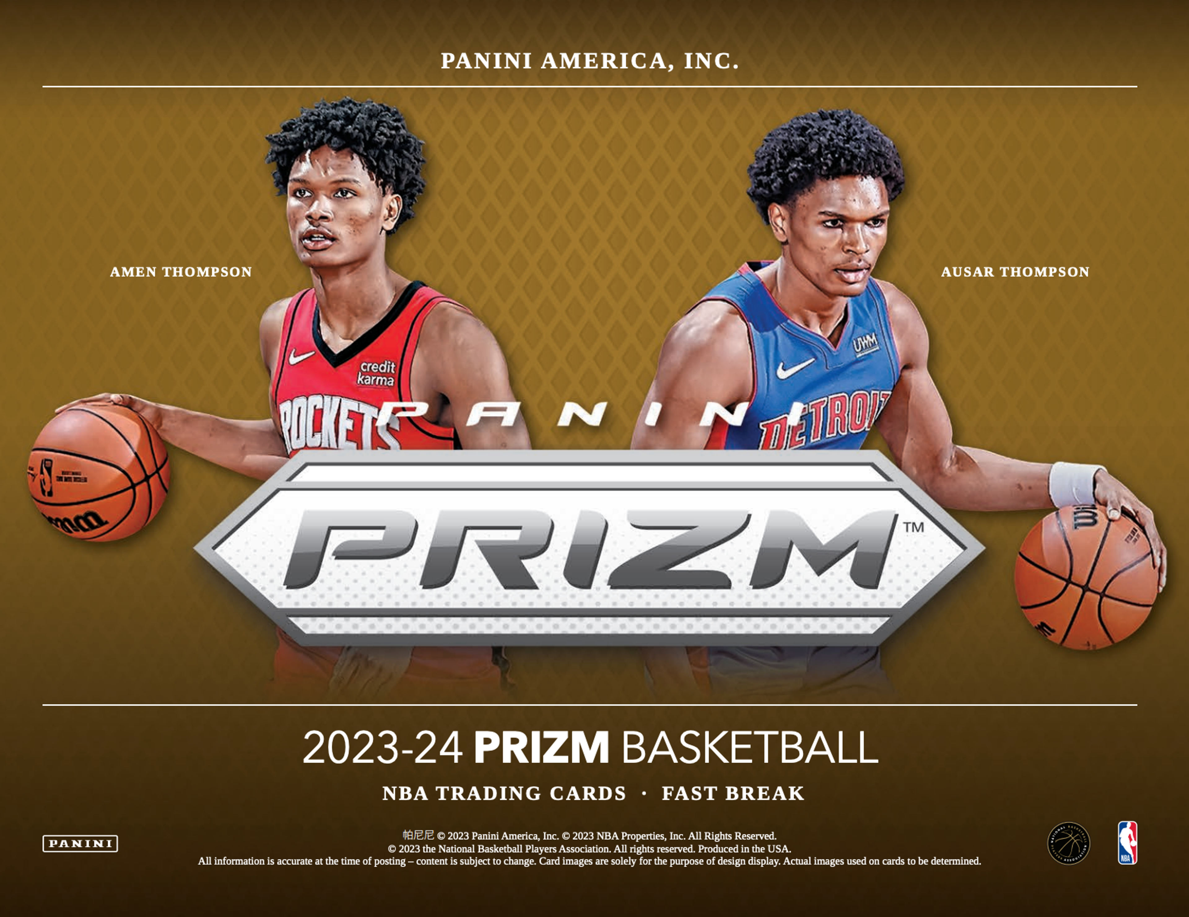 2023-24 Panini Prizm Basketball Fast Break Pack