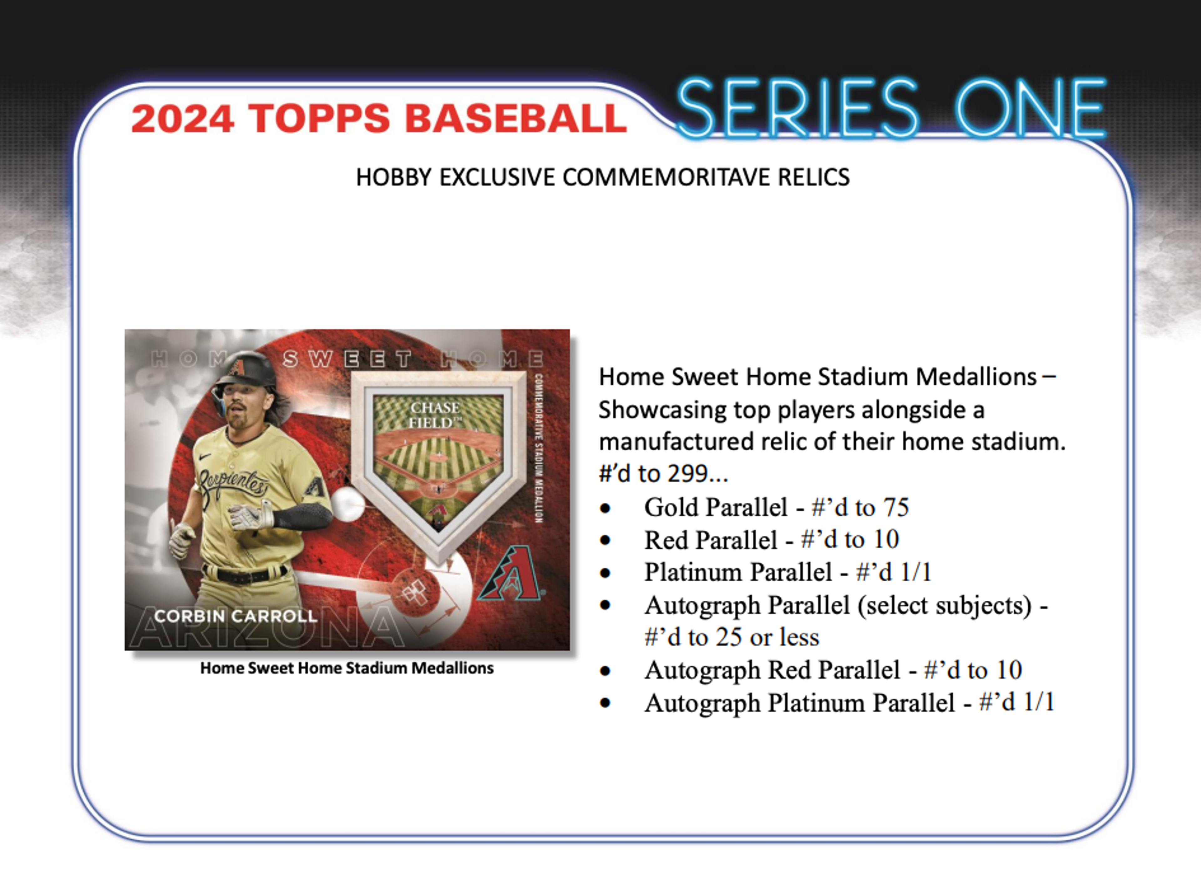 Alternate View 6 of 2024 Topps Series 1 Baseball Hobby Box