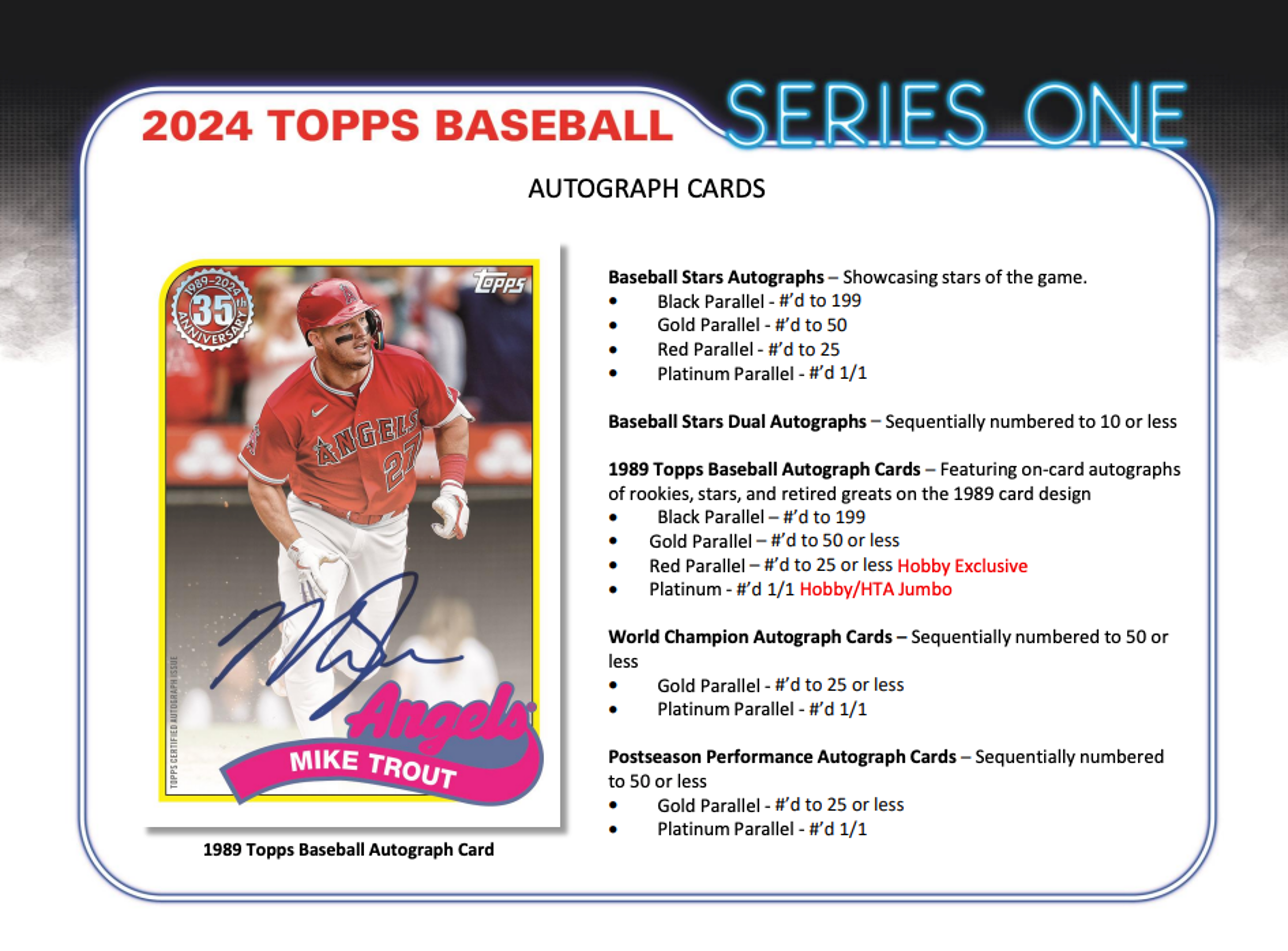 Alternate View 8 of 2024 Topps Series 1 Baseball Hobby Box