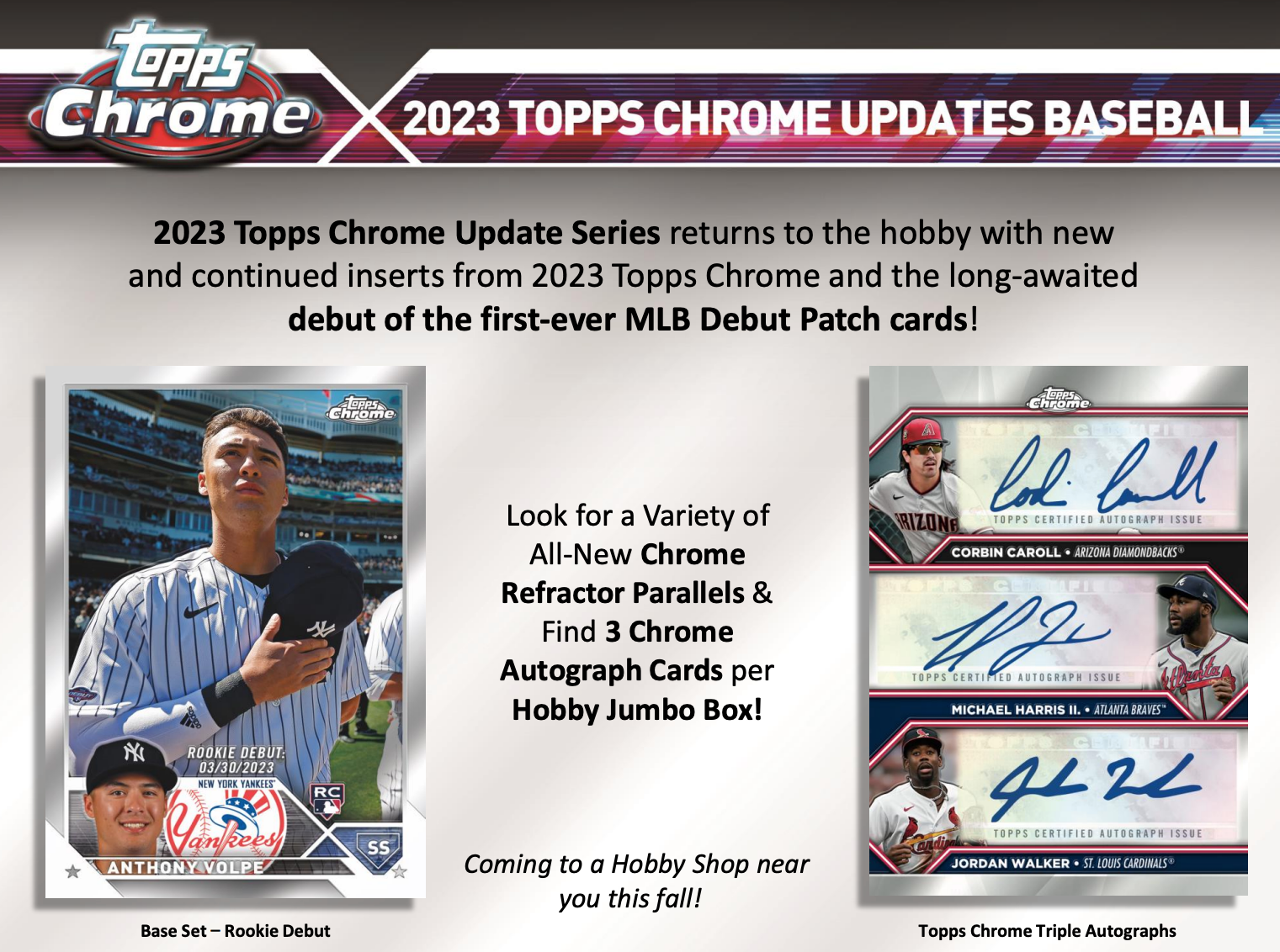 Alternate View 1 of 2023 Topps Chrome Update Baseball Hobby Box