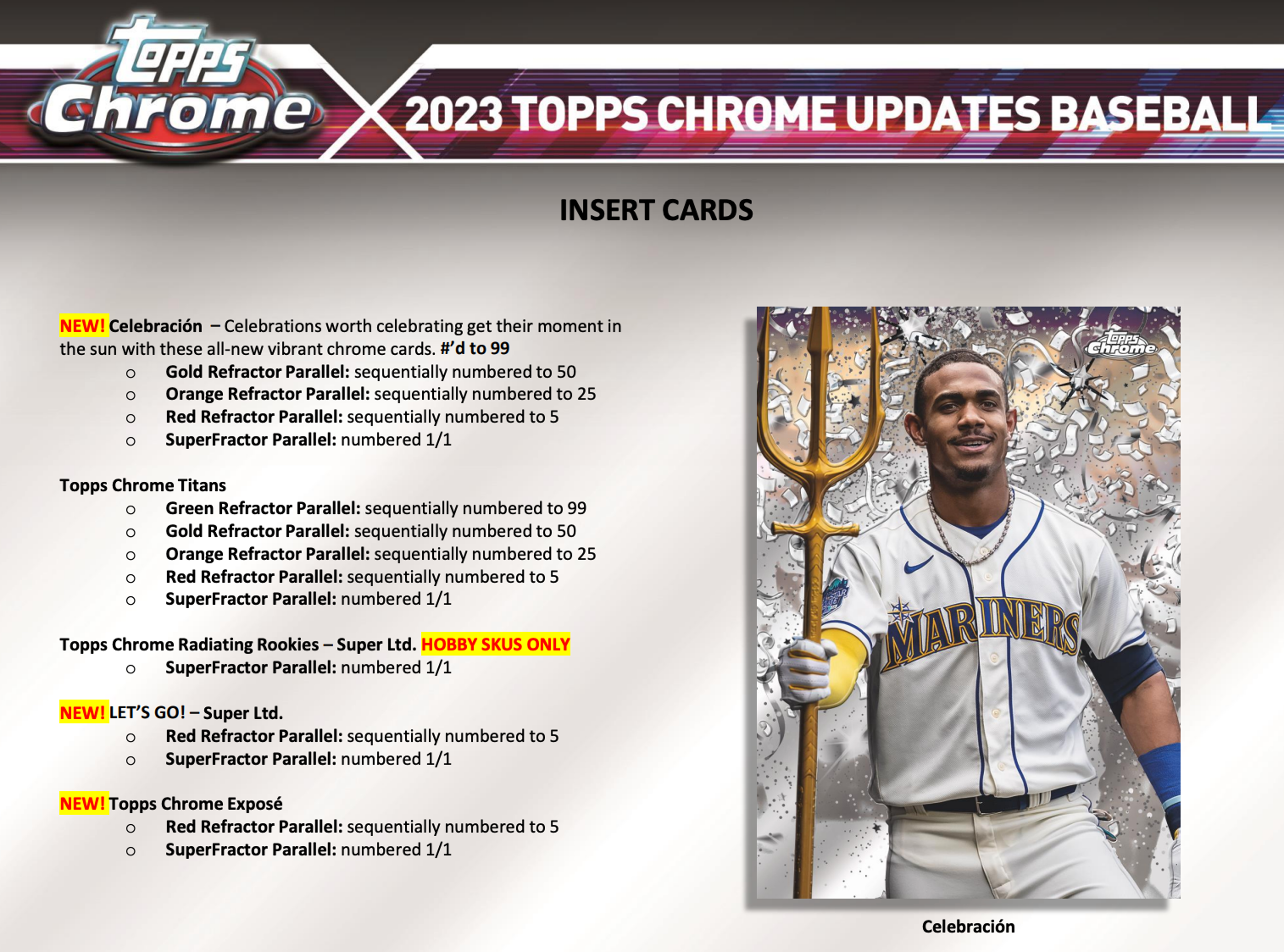 Alternate View 3 of 2023 Topps Chrome Update Series Baseball Breaker's Delight Box