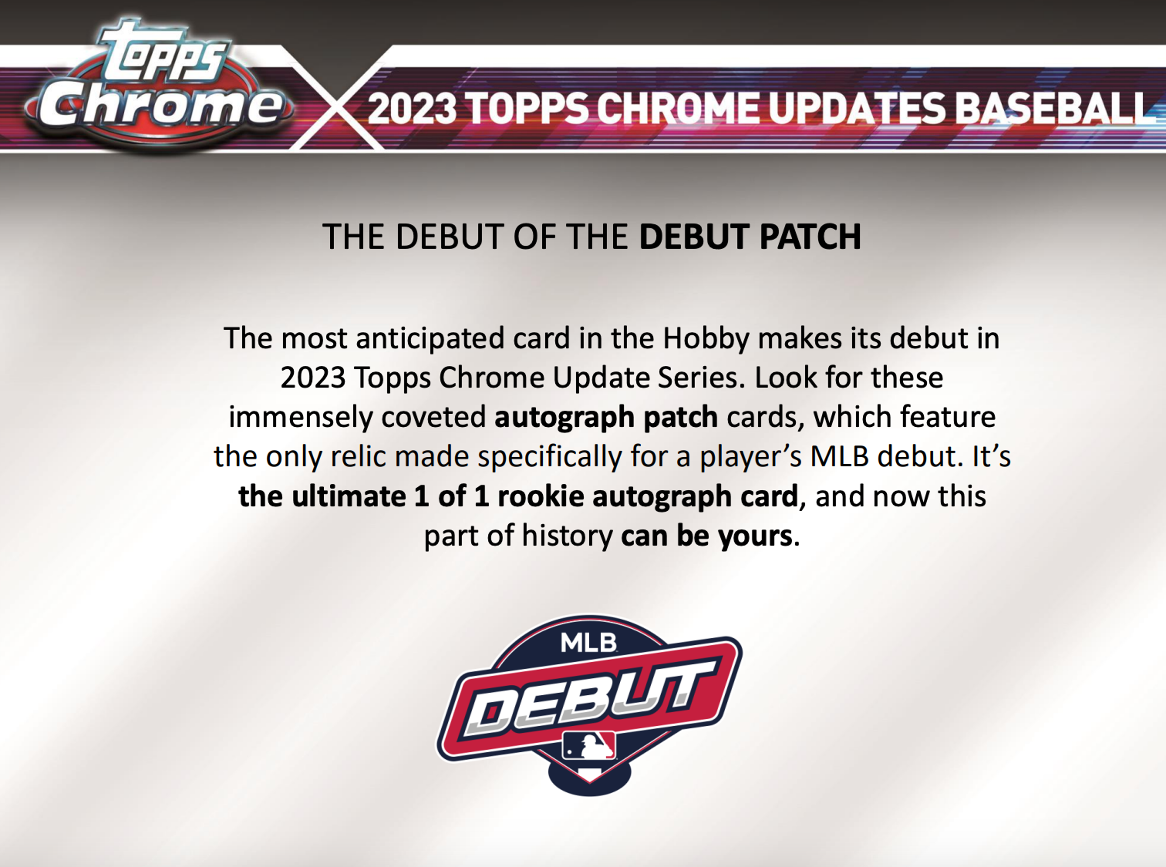 Alternate View 1 of 2023 Topps Chrome Update Series Baseball Breaker's Delight Box