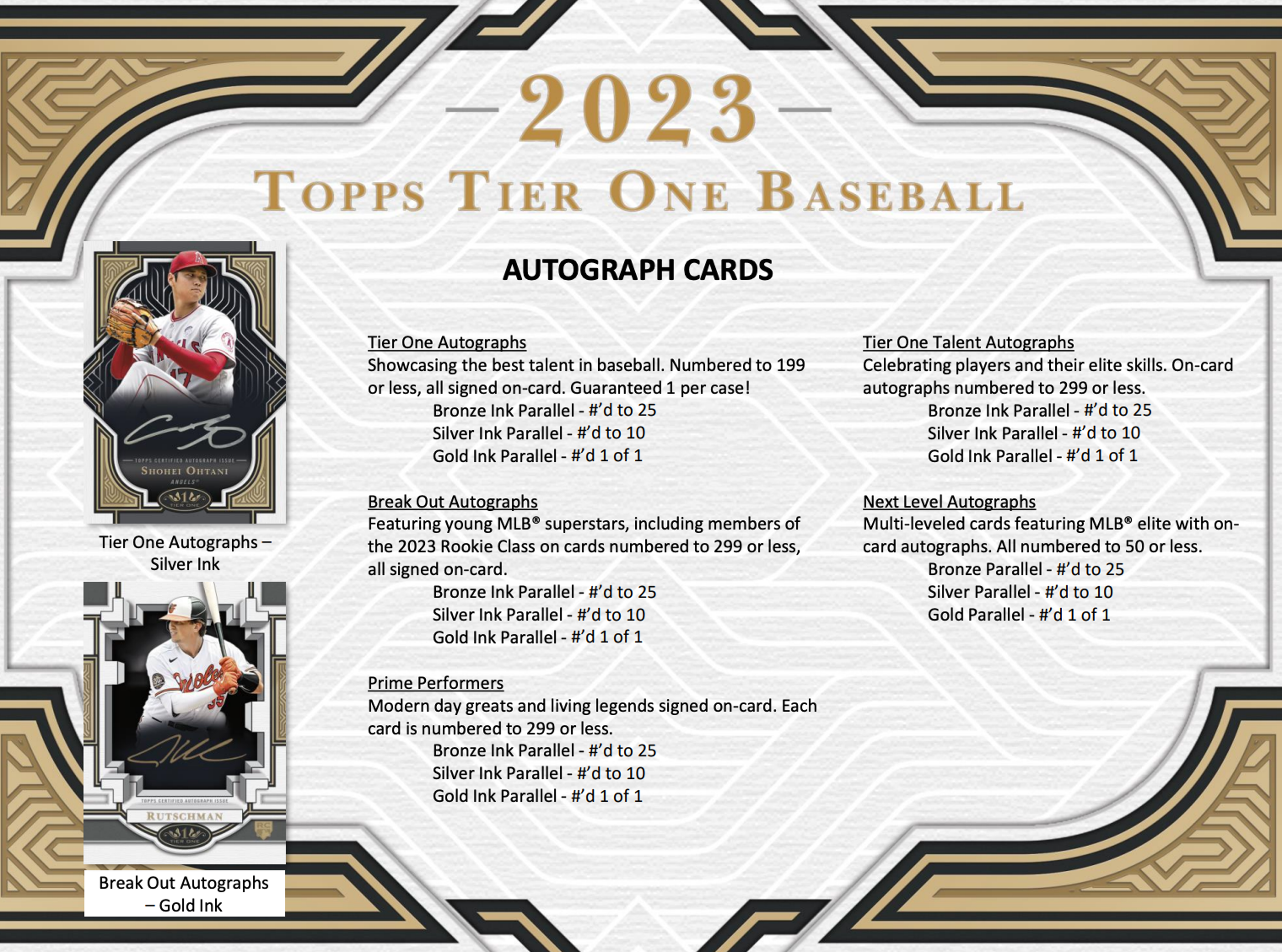 Alternate View 2 of 2023 Topps Tier One Baseball Hobby Box