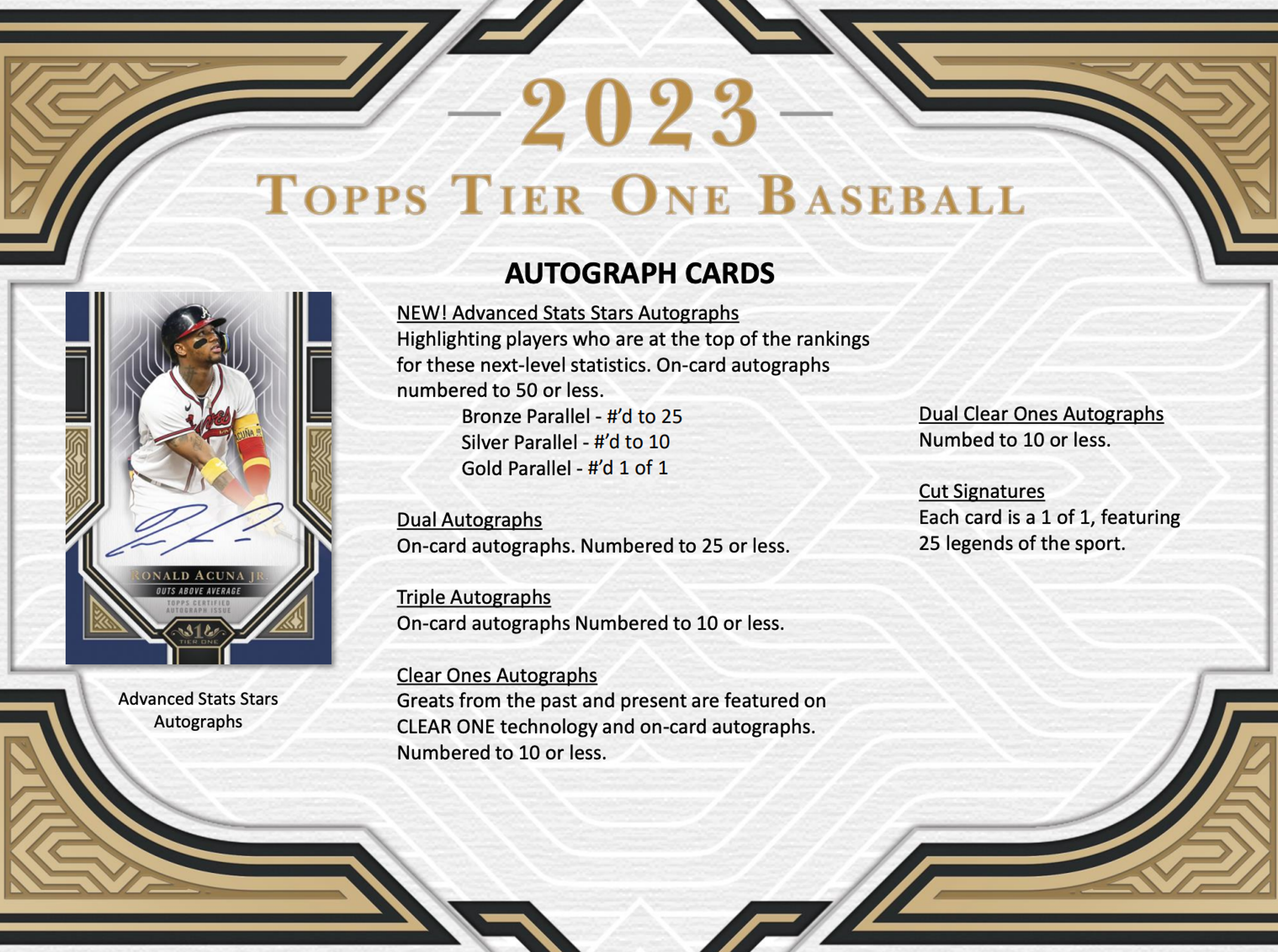 Alternate View 3 of 2023 Topps Tier One Baseball Hobby Box