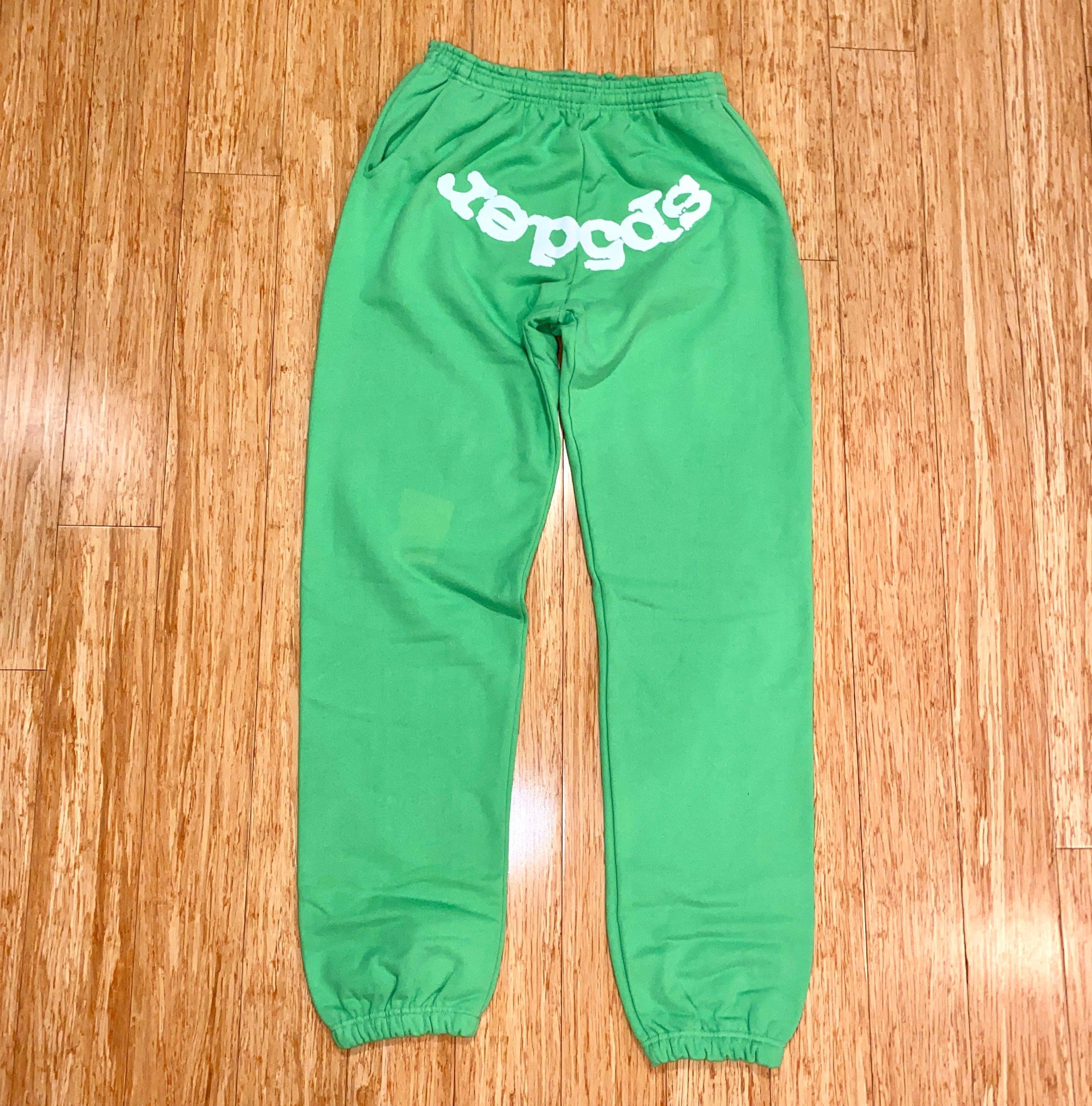Sp5der Sweatpants Green
