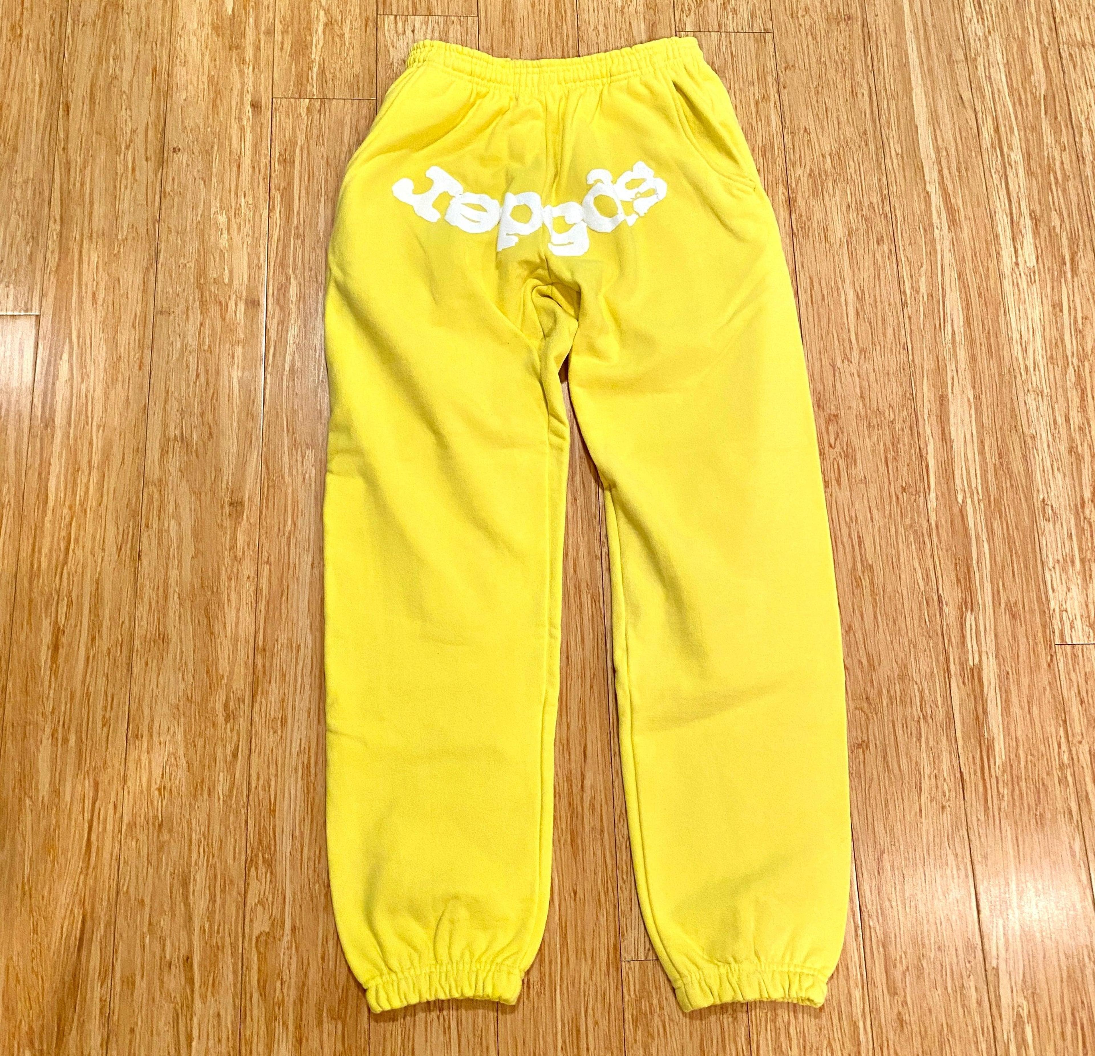 Sp5der Sweatpants Yellow