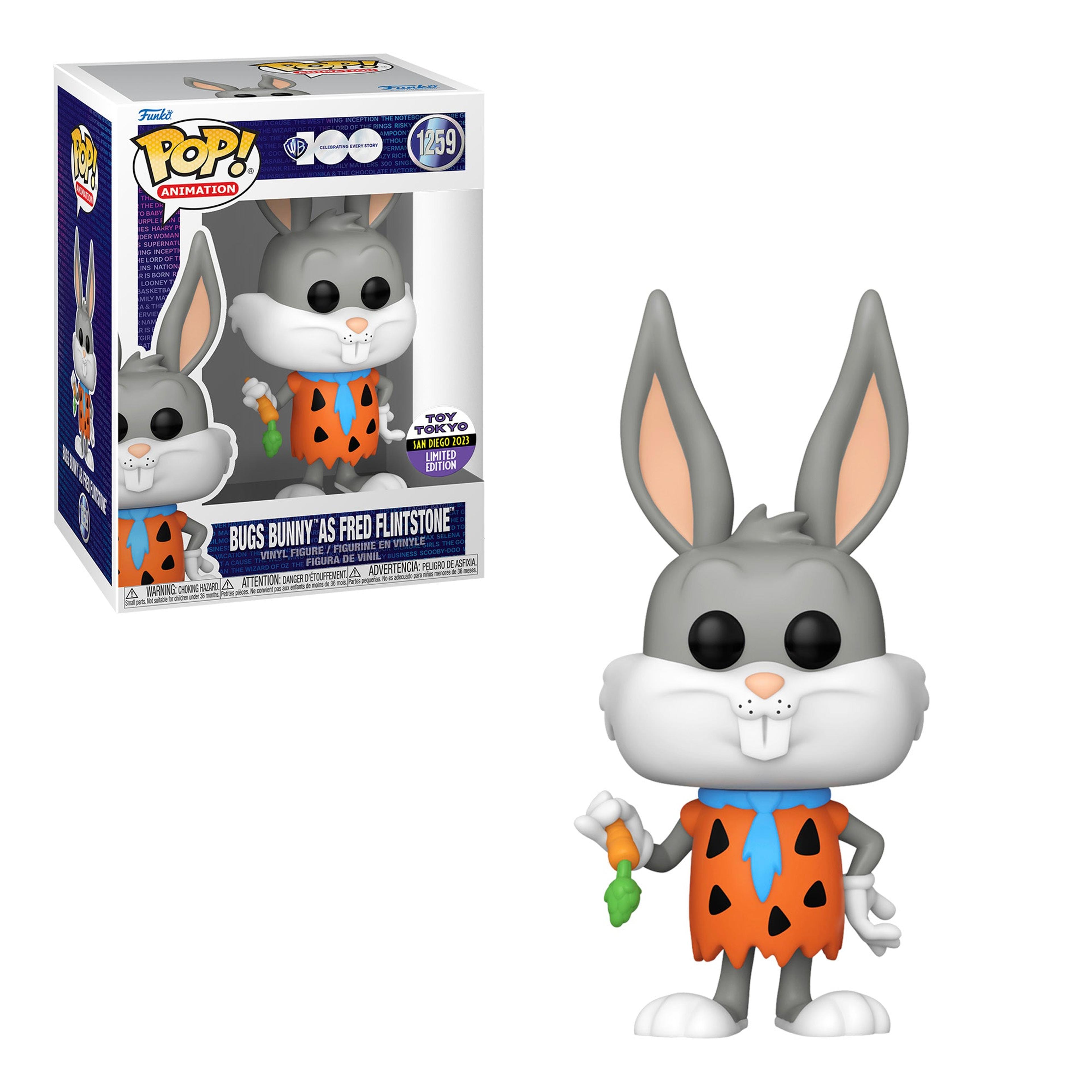 Funko Pop! Animation: Bugs Bunny as Fred Flintstone #1259 SDCC 2