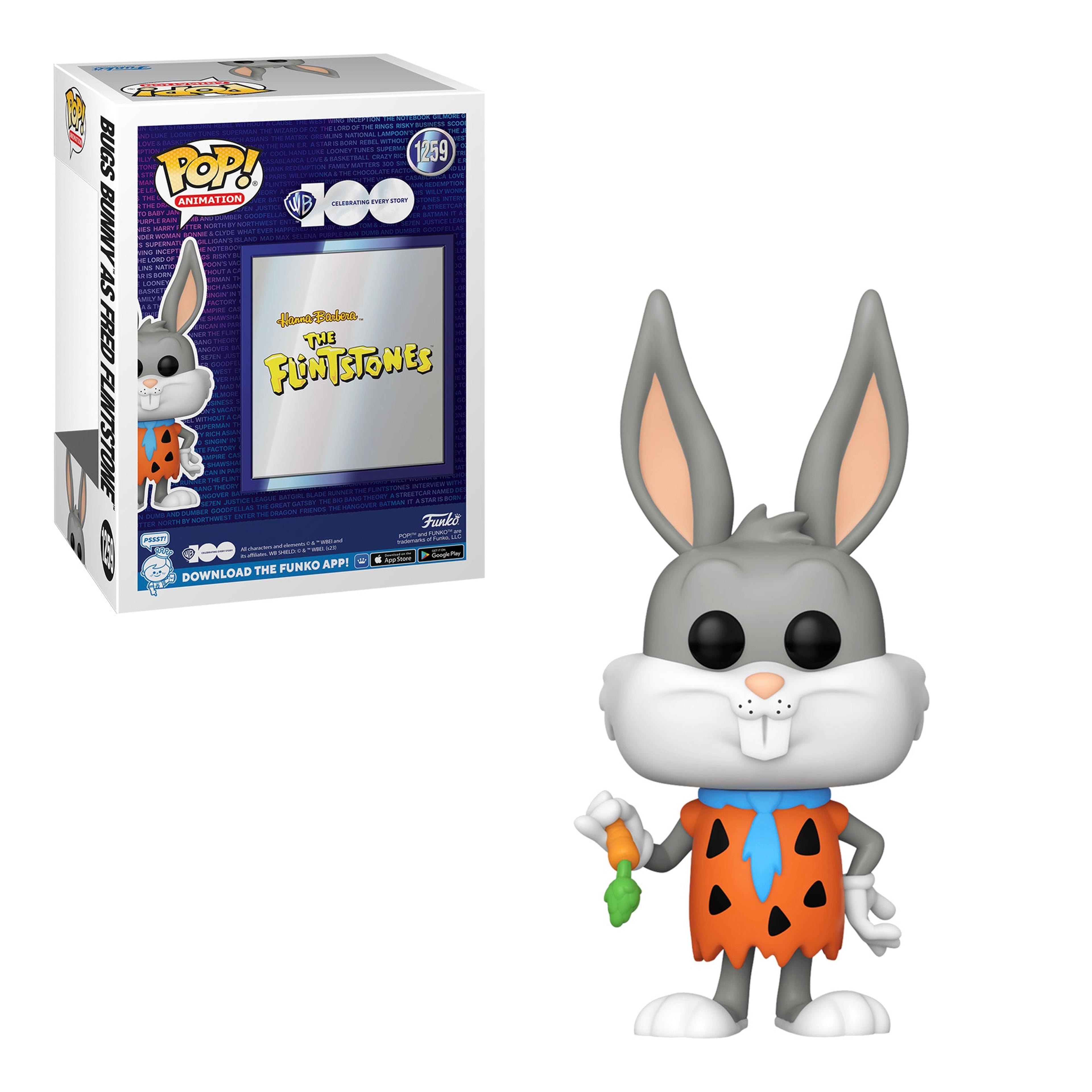 Alternate View 1 of Funko Pop! Animation: Bugs Bunny as Fred Flintstone #1259 SDCC 2