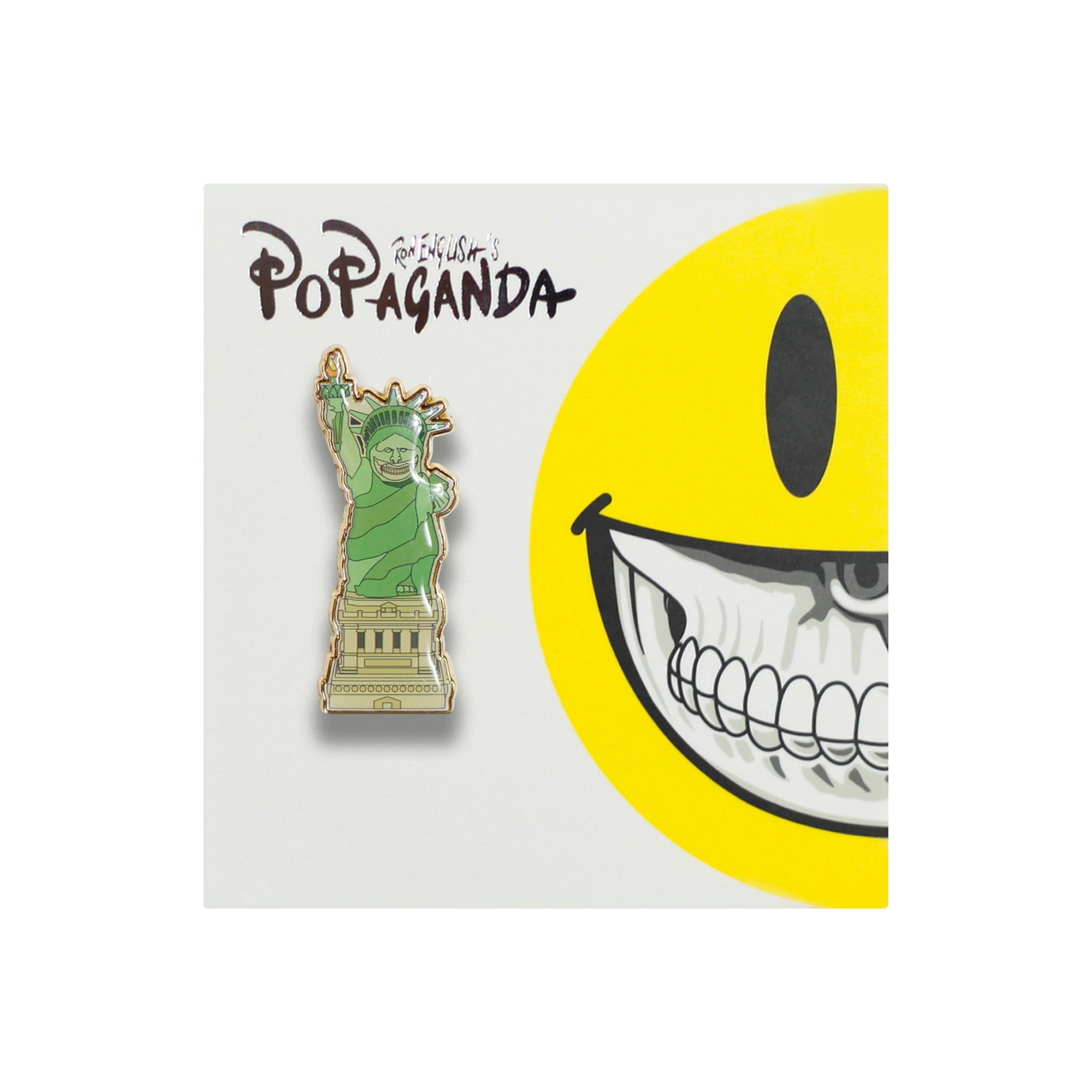 Alternate View 1 of Ron English x MINDstyle: Popaganda - Liberty Grin Enamel Pin
