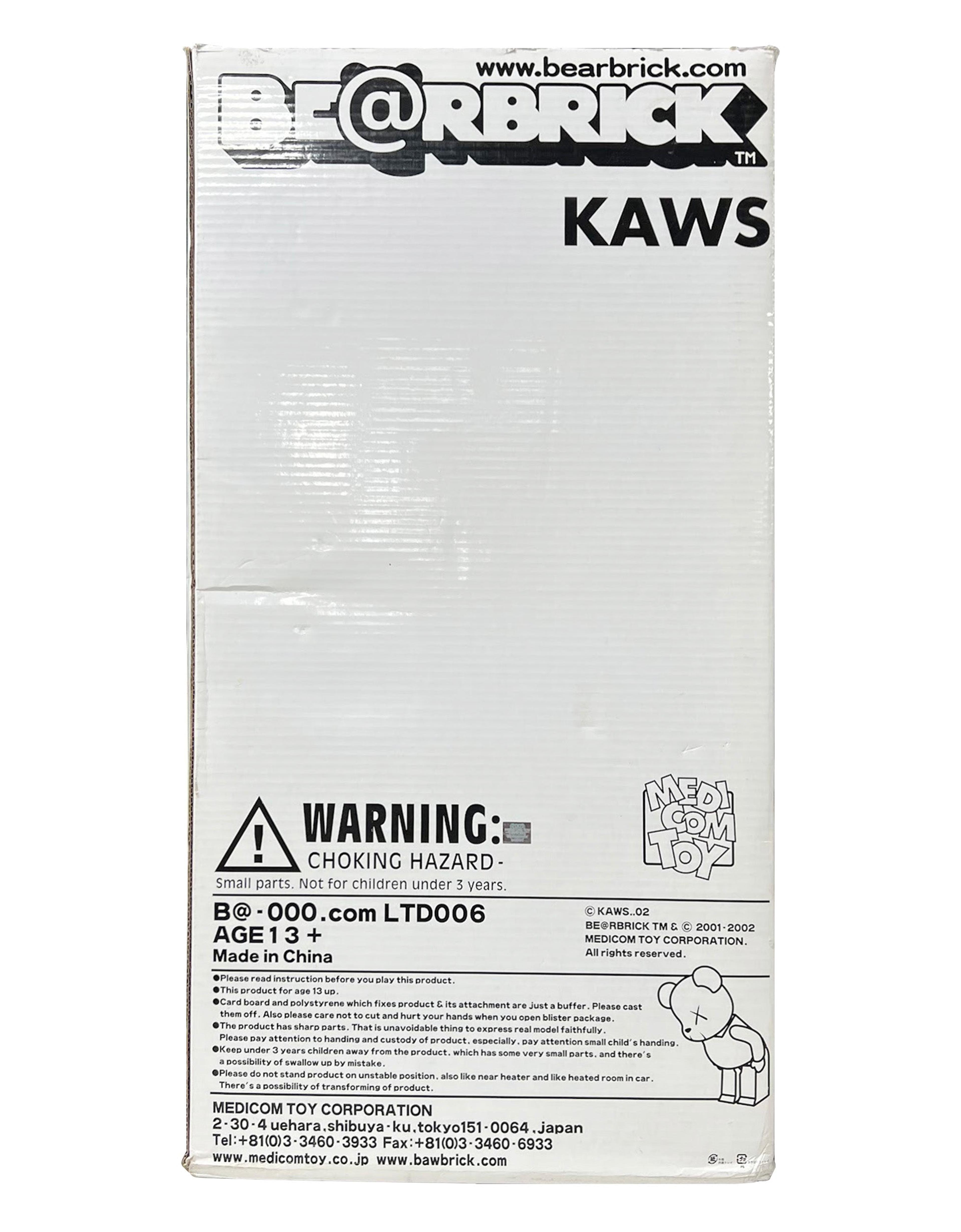 Alternate View 1 of KAWS - BE@RBRICK Companion Grey, 2006 1000%