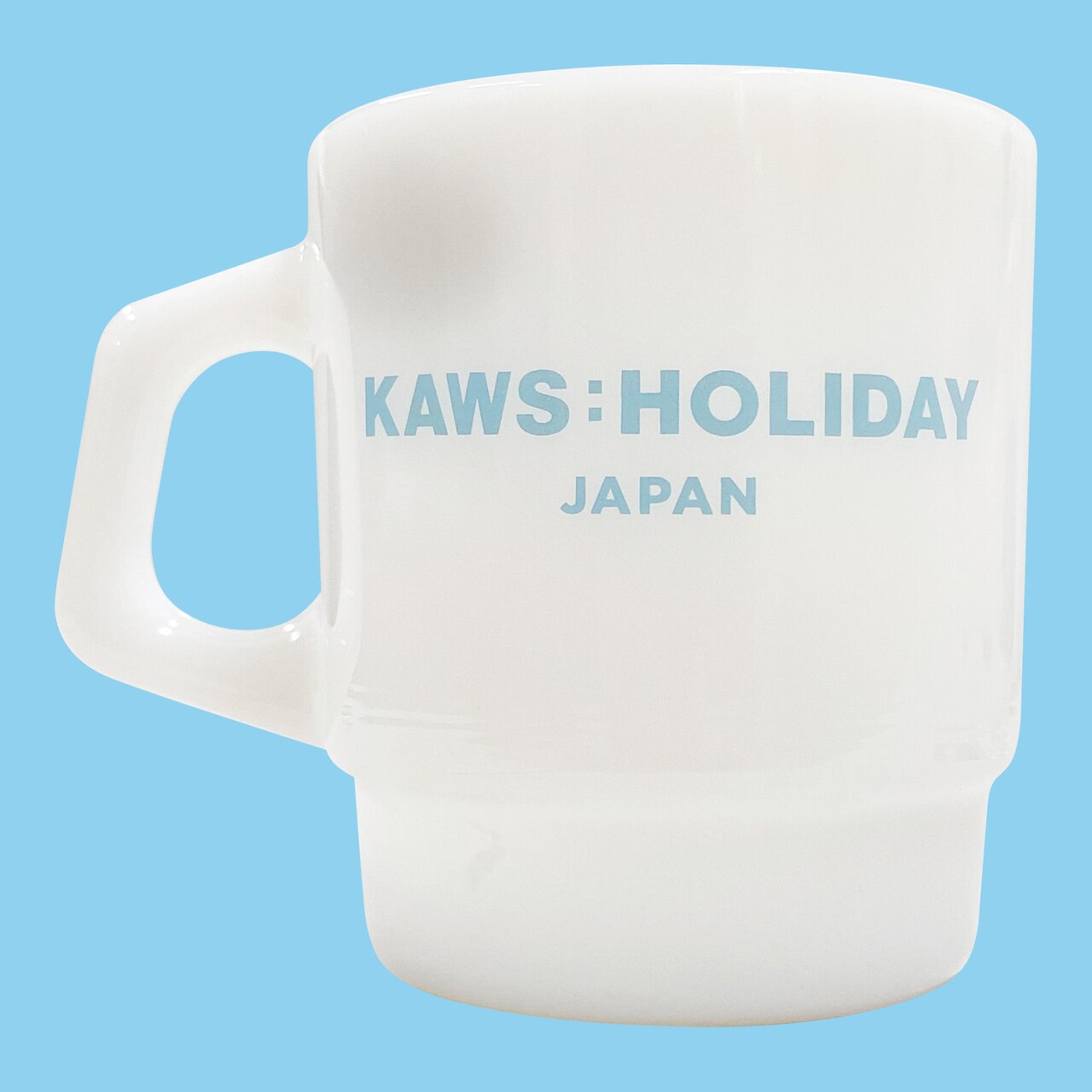 Alternate View 2 of KAWS: Holiday - JAPAN Mount Fuji Fire King Mug Set of 2 Multicol