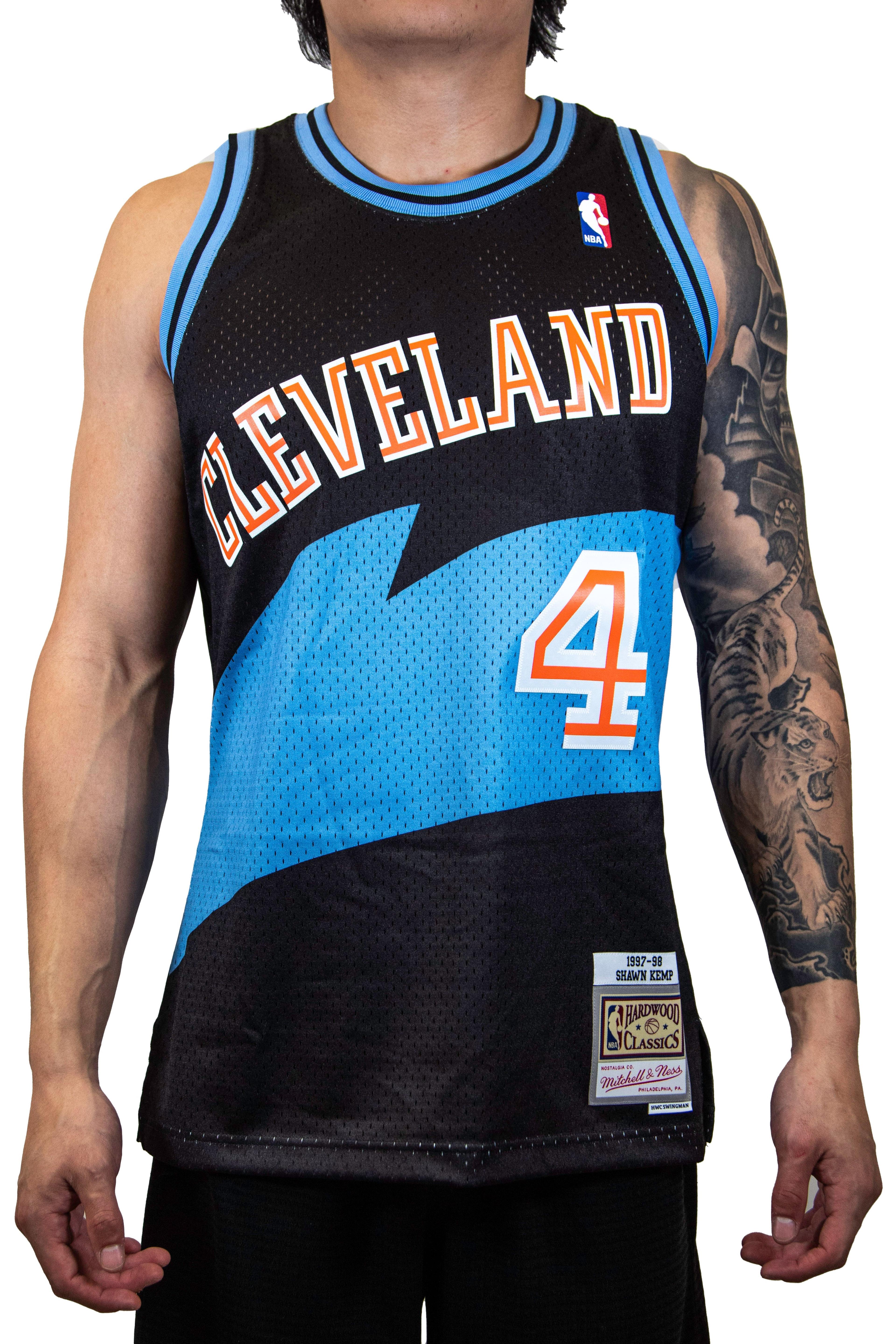 Mitchell & Ness NBA Cleveland Cavaliers Jersey (Shawn Kemp) - Bl