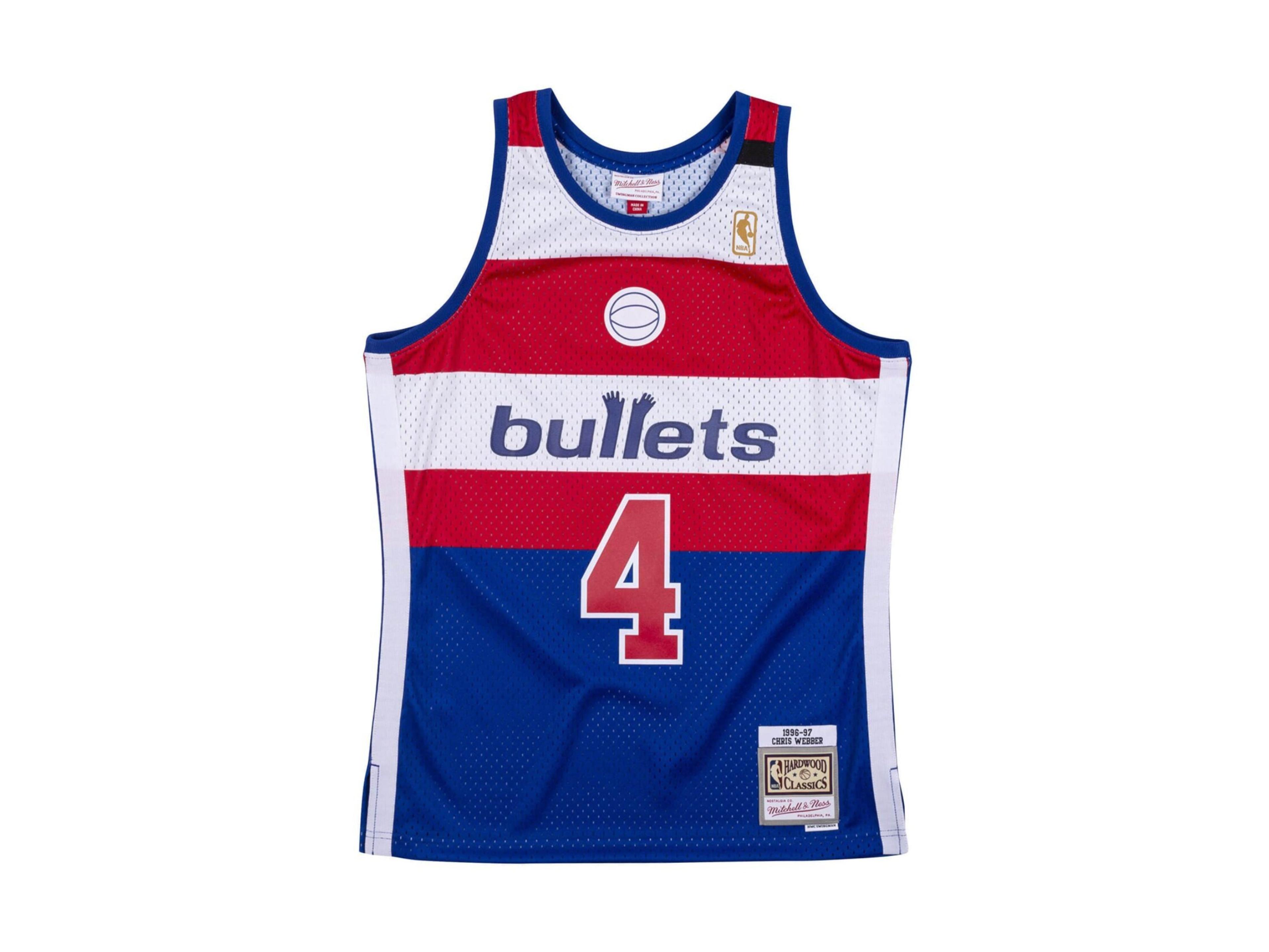 Mitchell & Ness: Hardwood Classic Washington Bullets Jersey (Chr
