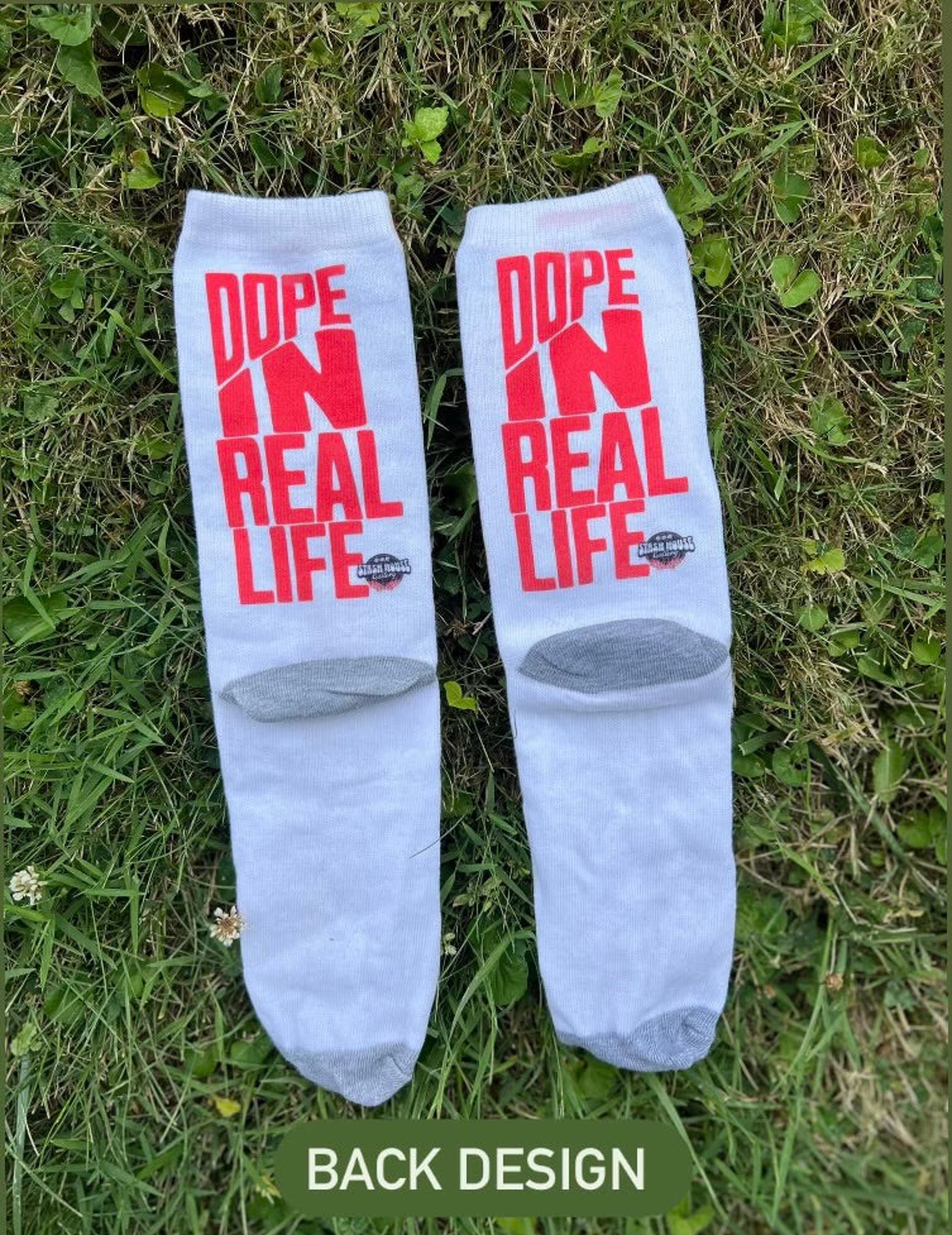 Alternate View 2 of Dope IRL art socks