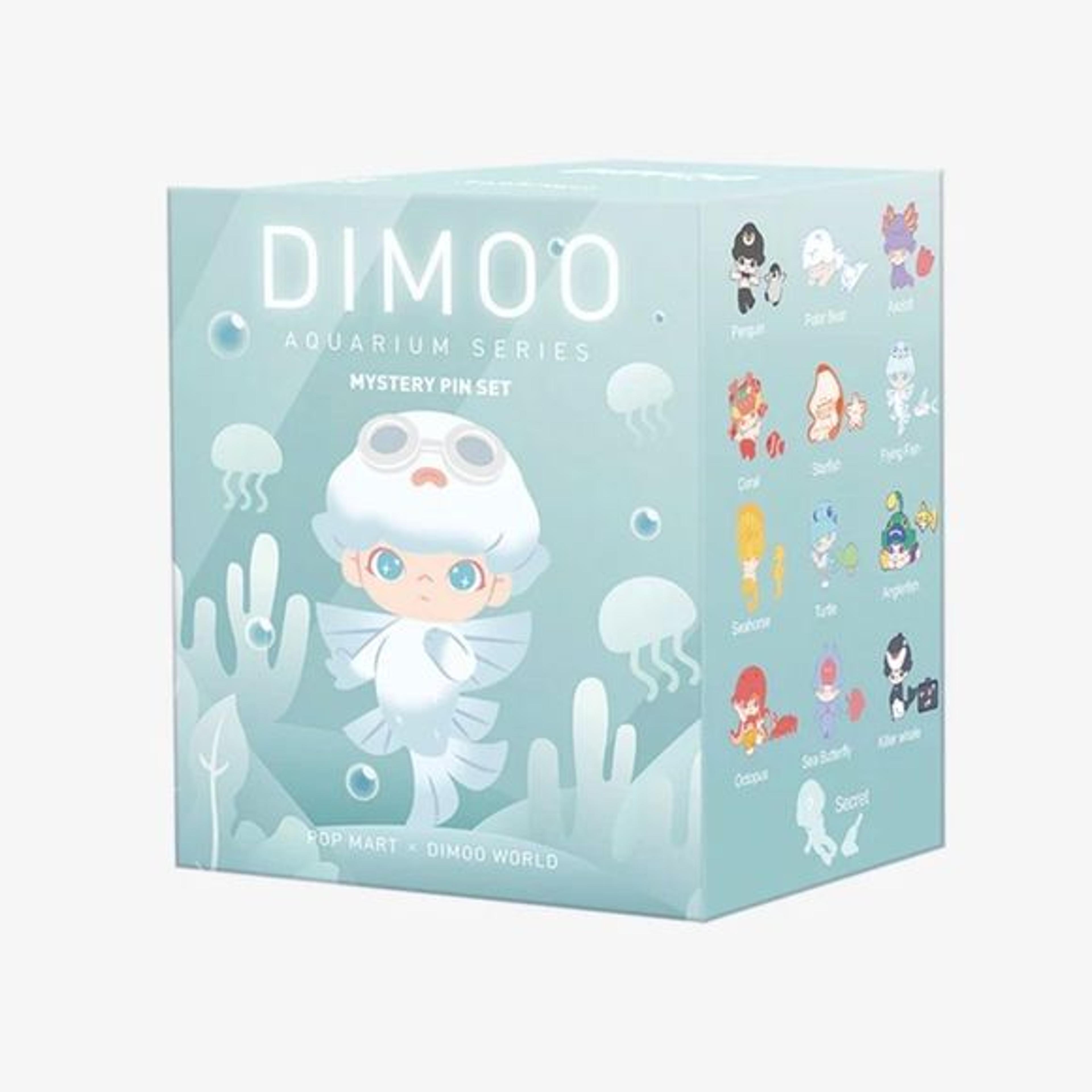Pop Mart: Dimoo – Aquarium Series Badge Blind Box ( Sealed Cas