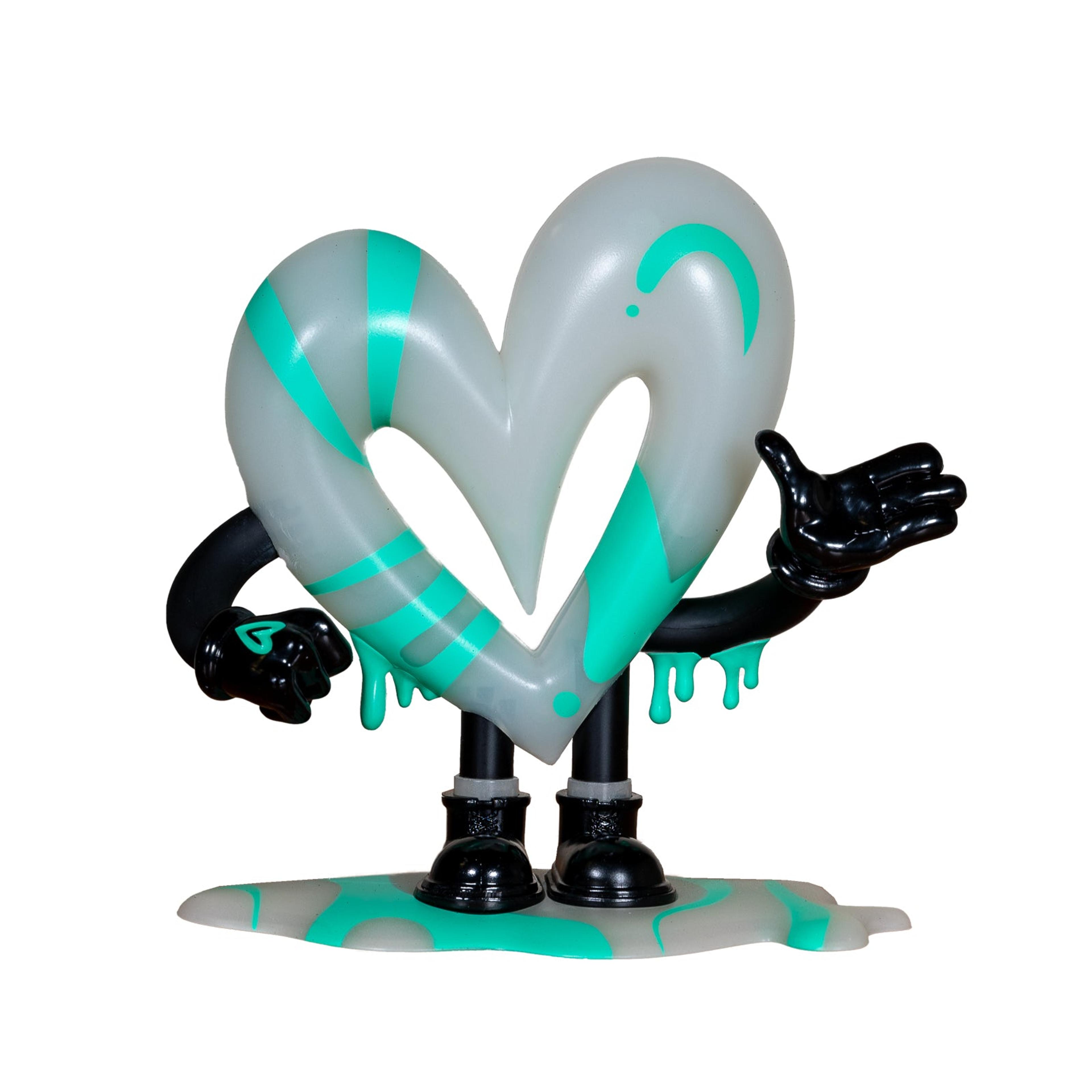DCon 2022 Exclusive OPN HEART BY JASON NAYLOR X 3DRETRO Glow in 